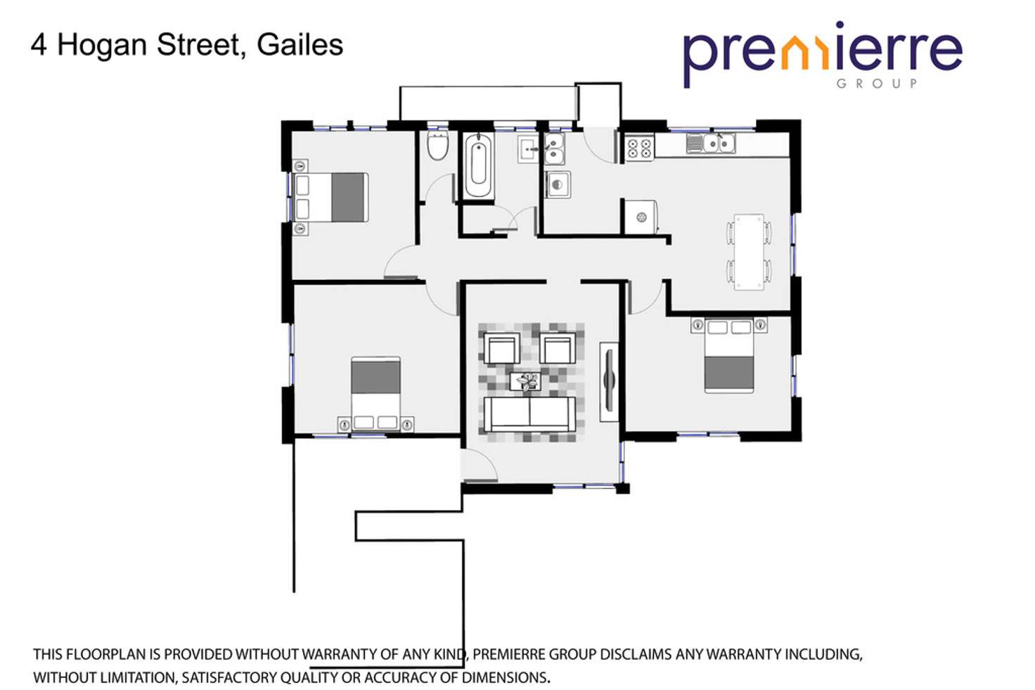 Floorplan of Homely house listing, 4 Hogan Street, Gailes QLD 4300