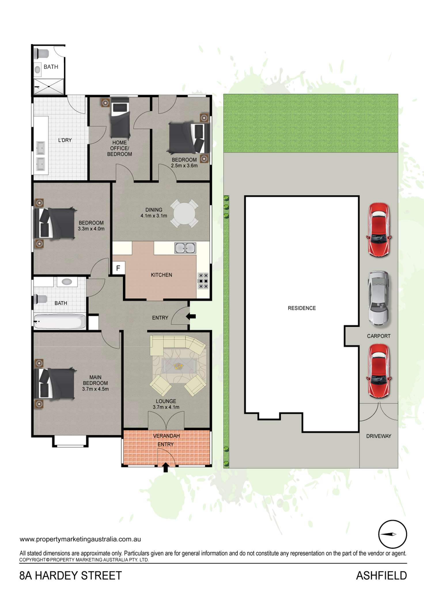 Floorplan of Homely house listing, 8A Hardy Street, Ashfield NSW 2131