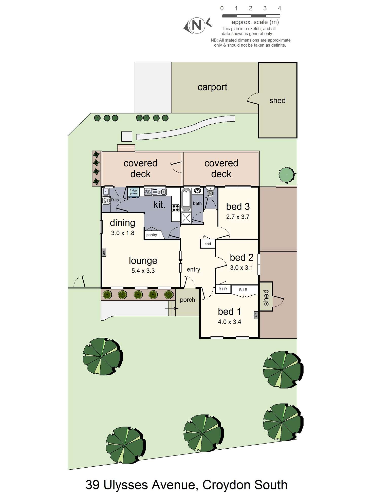 Floorplan of Homely house listing, 39a Ulysses Avenue, Croydon South VIC 3136