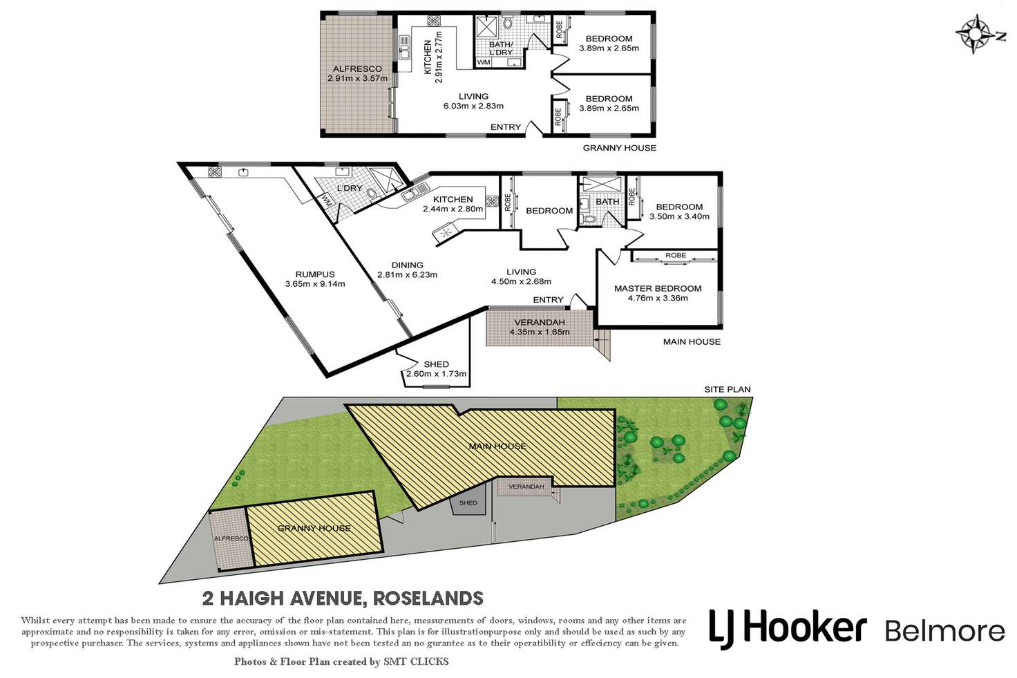 Floorplan of Homely house listing, 2 Haigh Avenue, Roselands NSW 2196