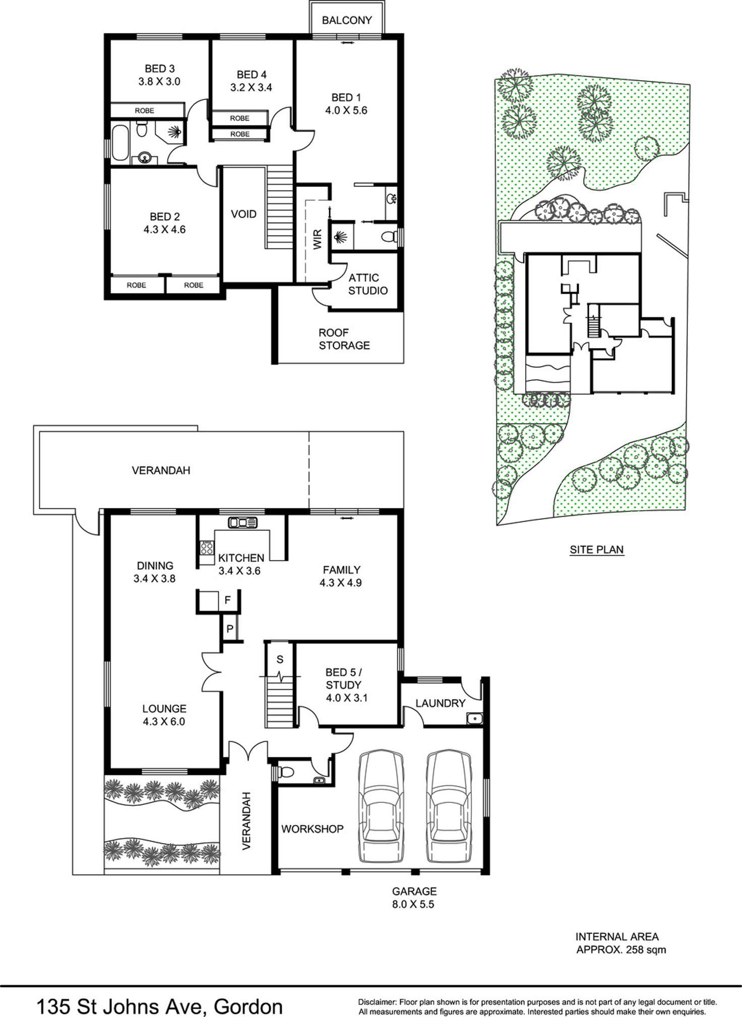 Floorplan of Homely house listing, 135 St Johns Avenue, Gordon NSW 2072