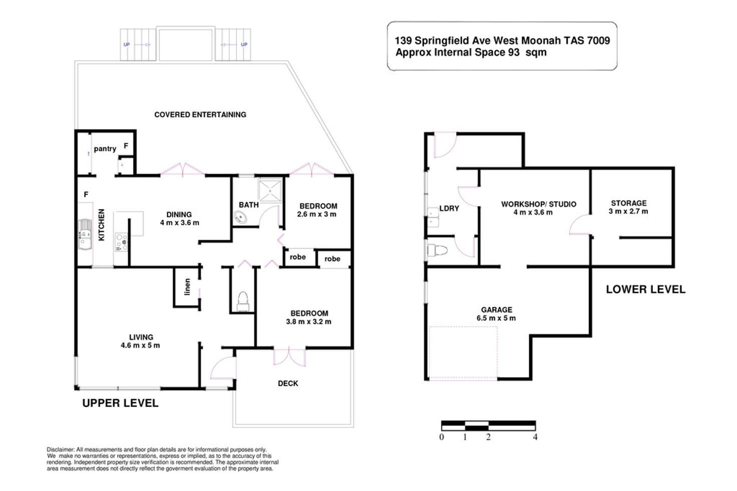 Floorplan of Homely house listing, 139 Springfield Avenue, West Moonah TAS 7009
