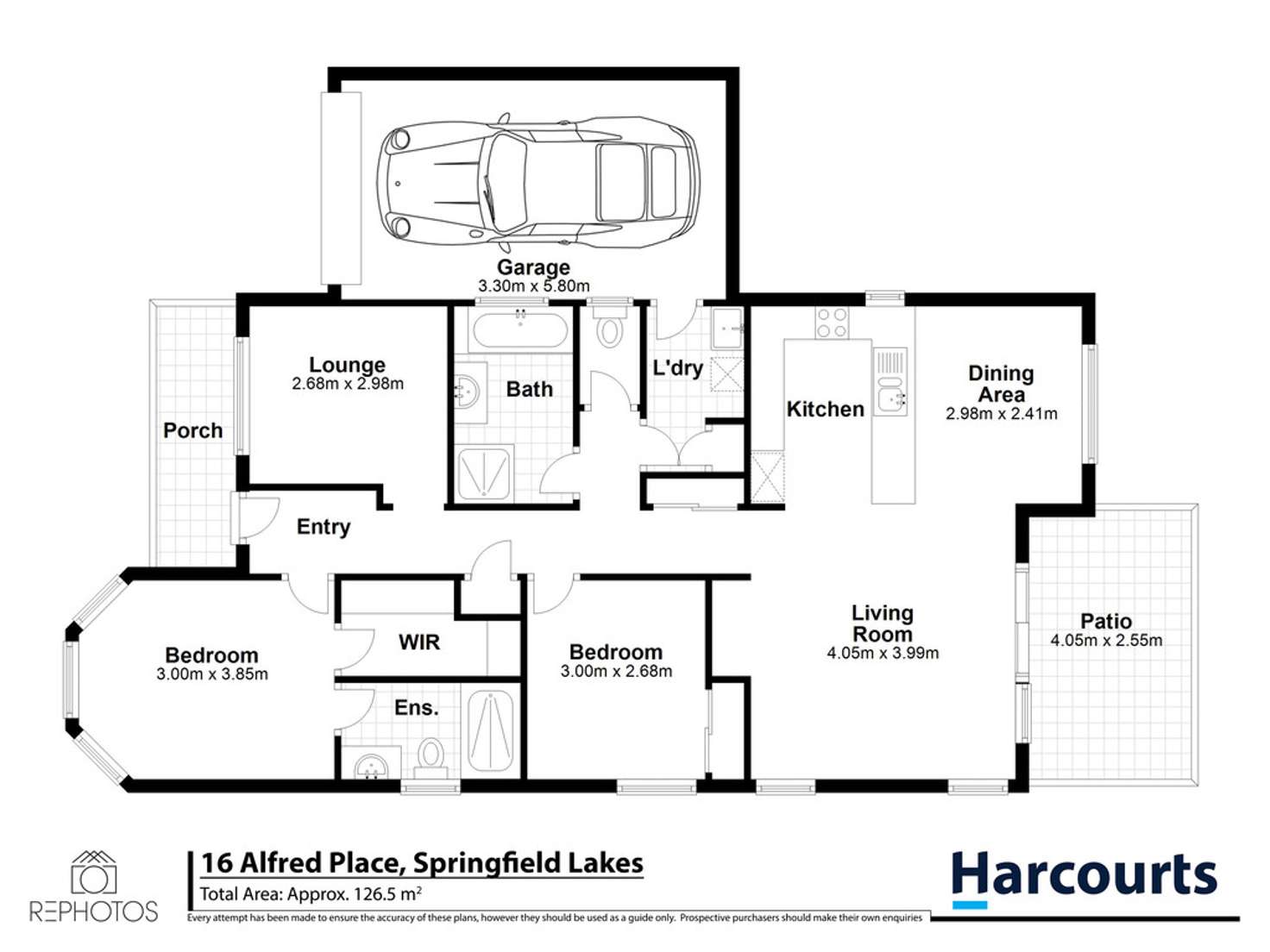 Floorplan of Homely house listing, 16 Alfred Place, Springfield Lakes QLD 4300