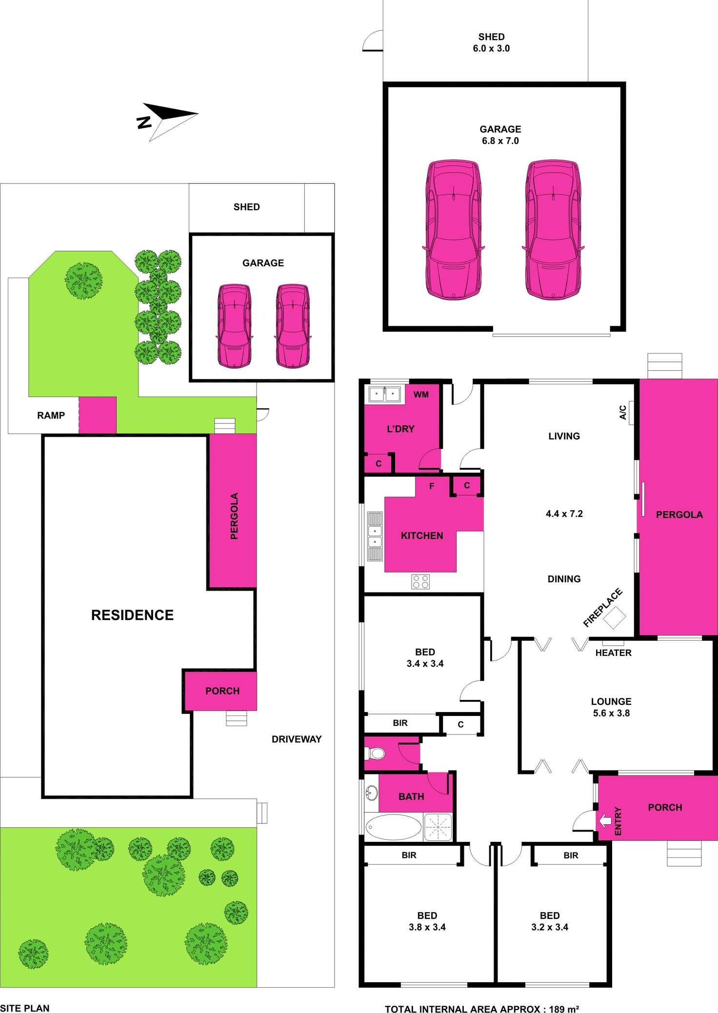 Floorplan of Homely house listing, 24 Barrands Lane, Clifton Springs VIC 3222