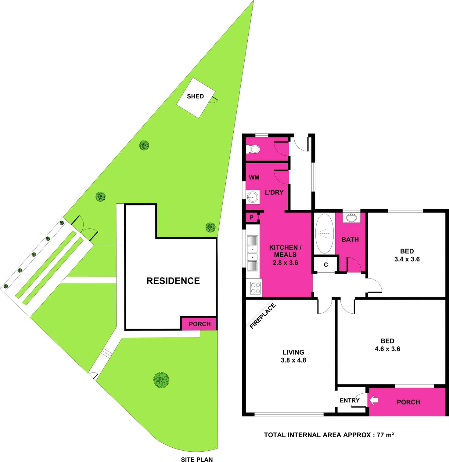 Floorplan of Homely house listing, 21 Pattison Ave, North Geelong VIC 3215