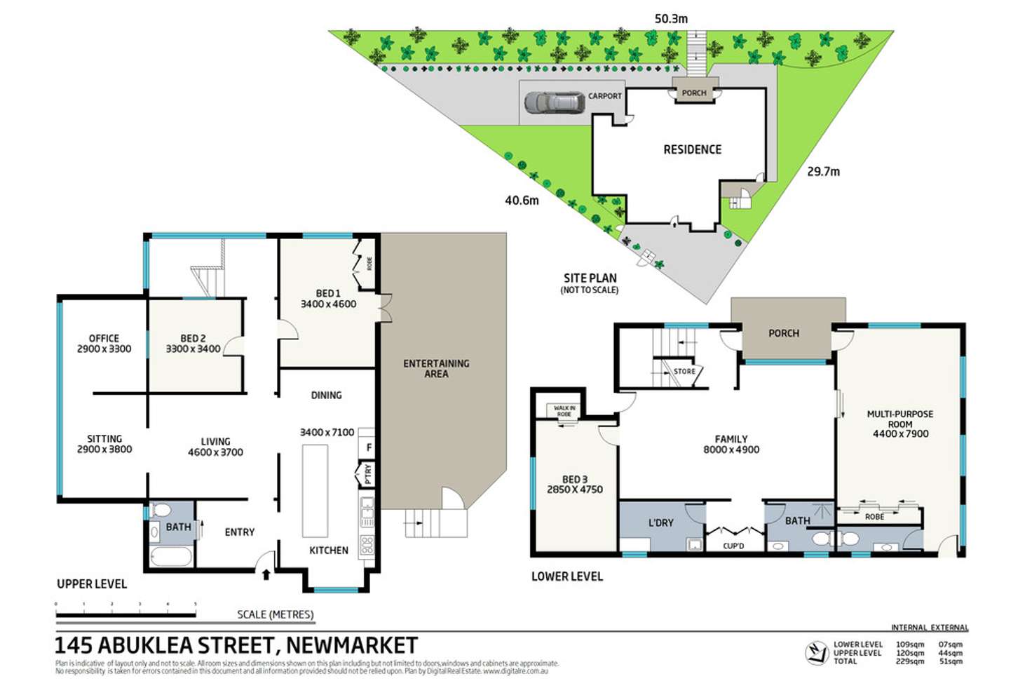 Floorplan of Homely house listing, 145 Abuklea Street, Newmarket QLD 4051