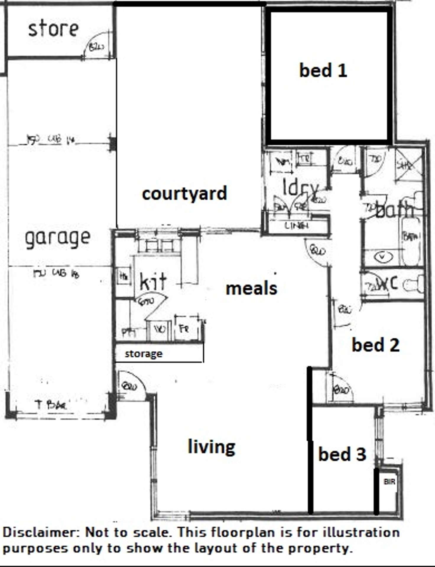 Floorplan of Homely villa listing, 2/129 Edward Street, Osborne Park WA 6017
