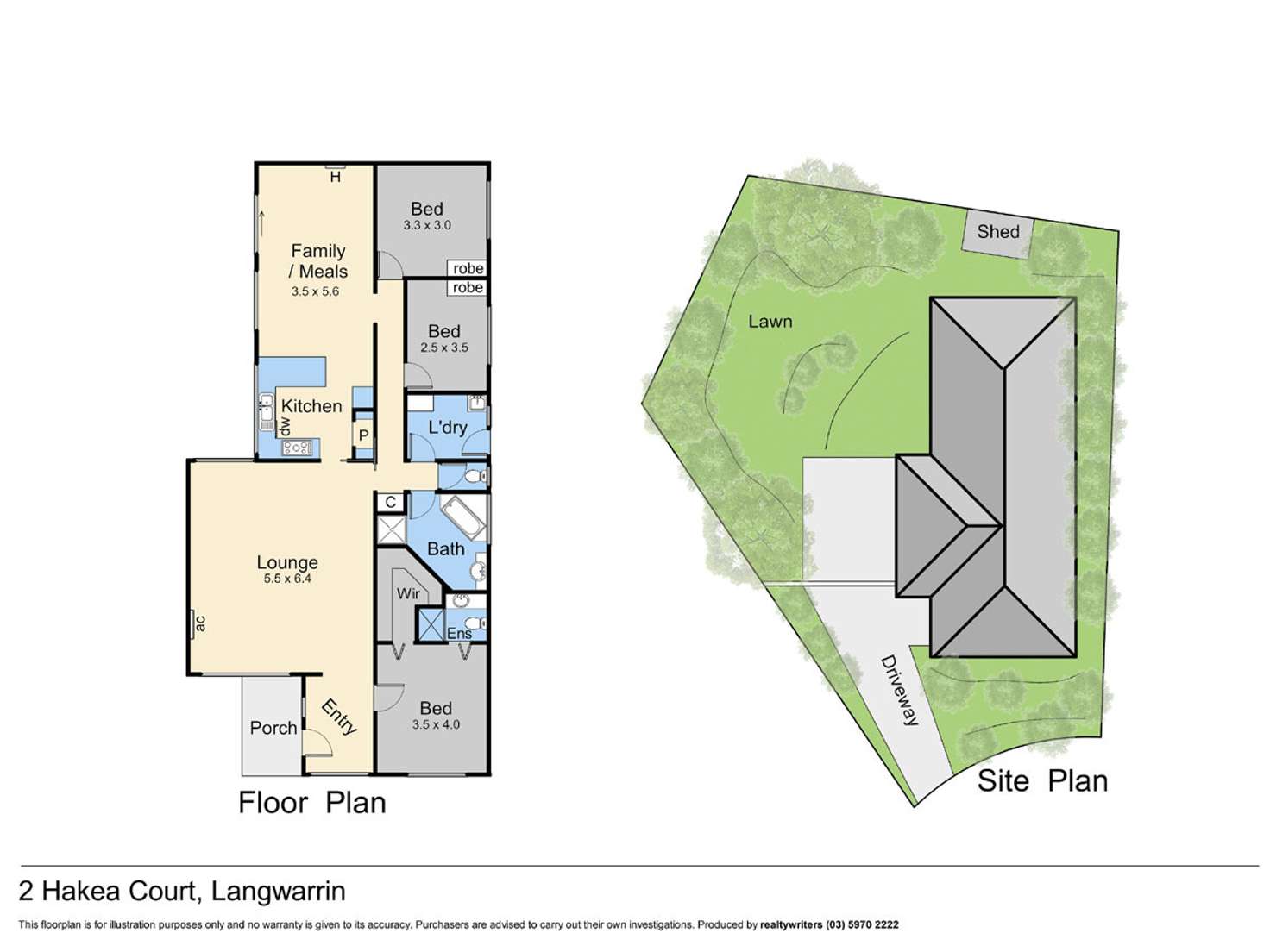 Floorplan of Homely house listing, 2 Hakea Court, Langwarrin VIC 3910