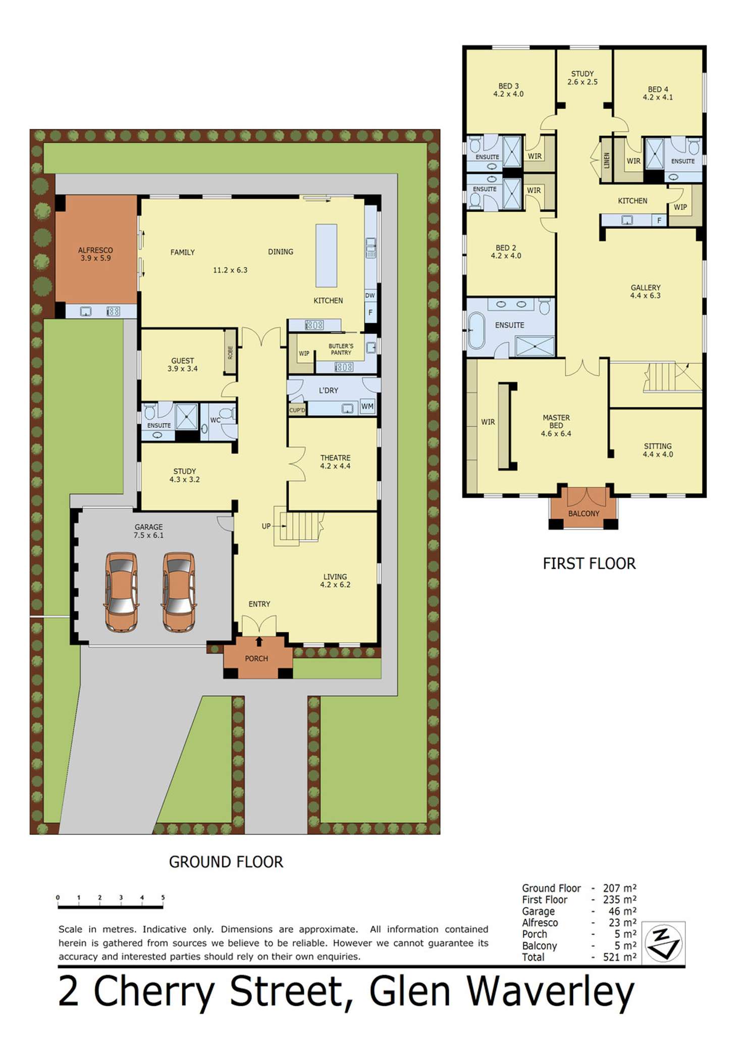 Floorplan of Homely house listing, 2 Cherry Street, Glen Waverley VIC 3150