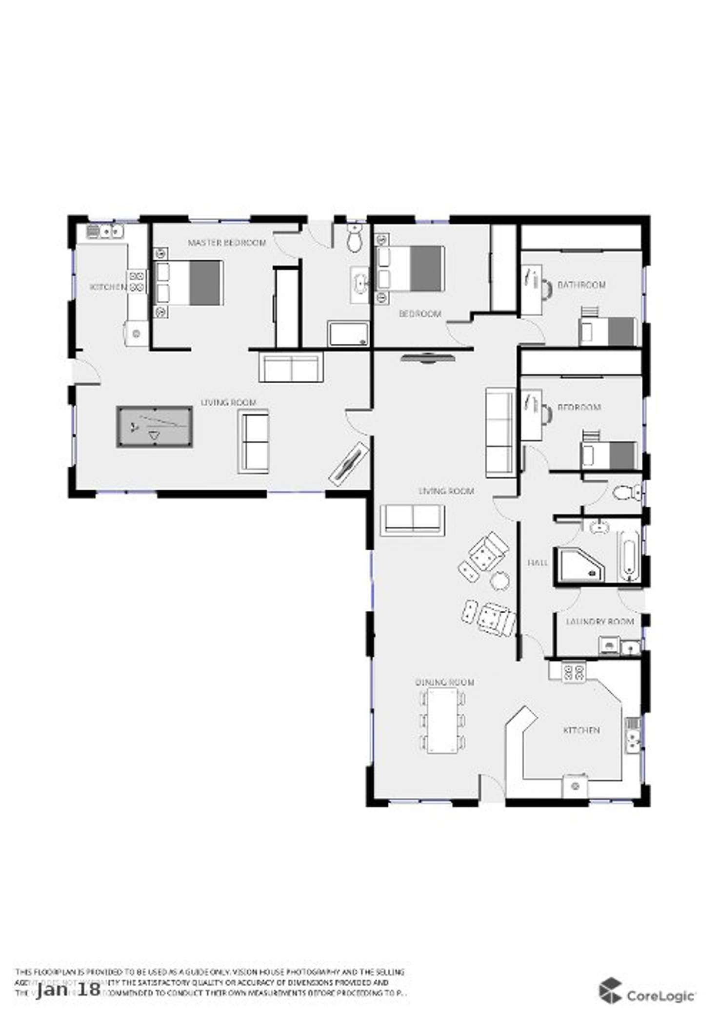 Floorplan of Homely house listing, 979 Wentworth Road, Yelta VIC 3505
