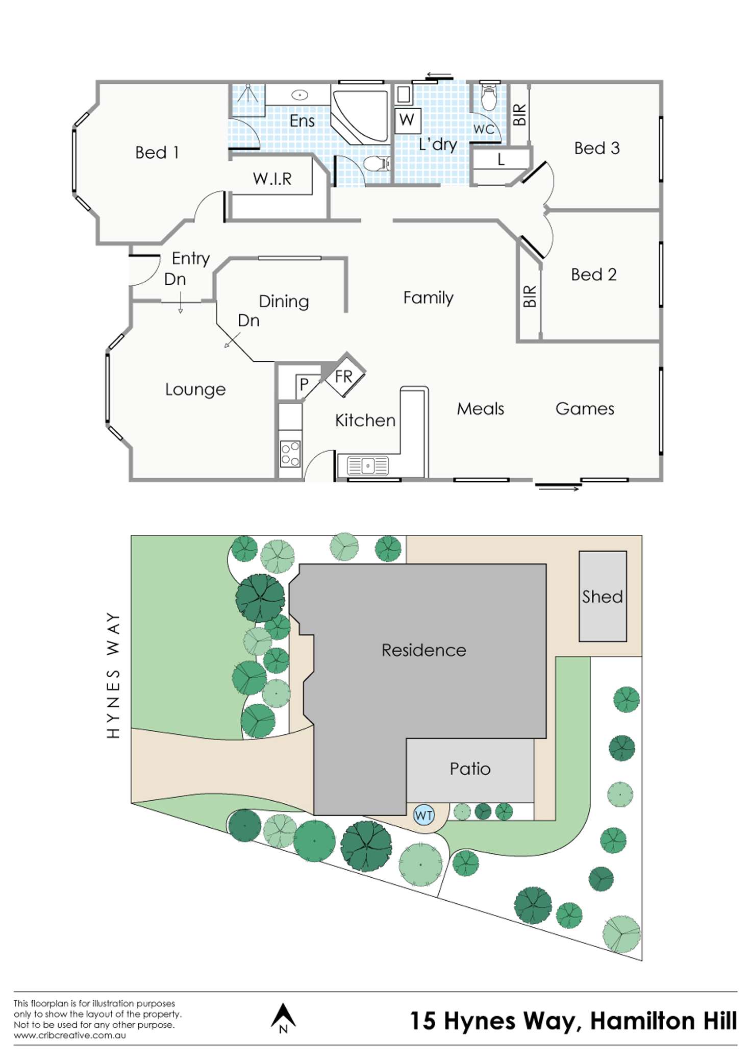 Floorplan of Homely house listing, 15 Hynes Way, Hamilton Hill WA 6163