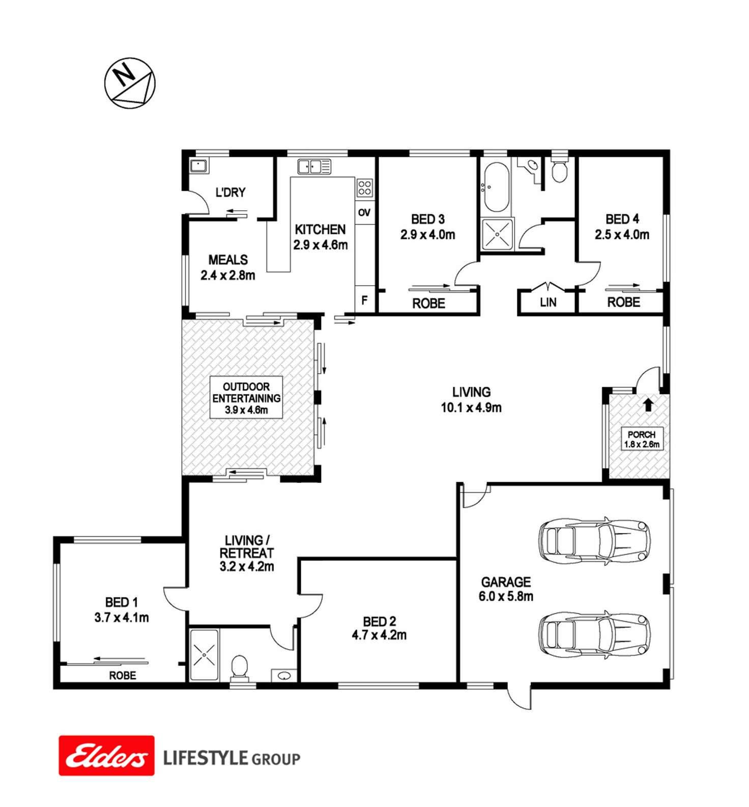 Floorplan of Homely house listing, 60 Chepana Street, Lake Cathie NSW 2445