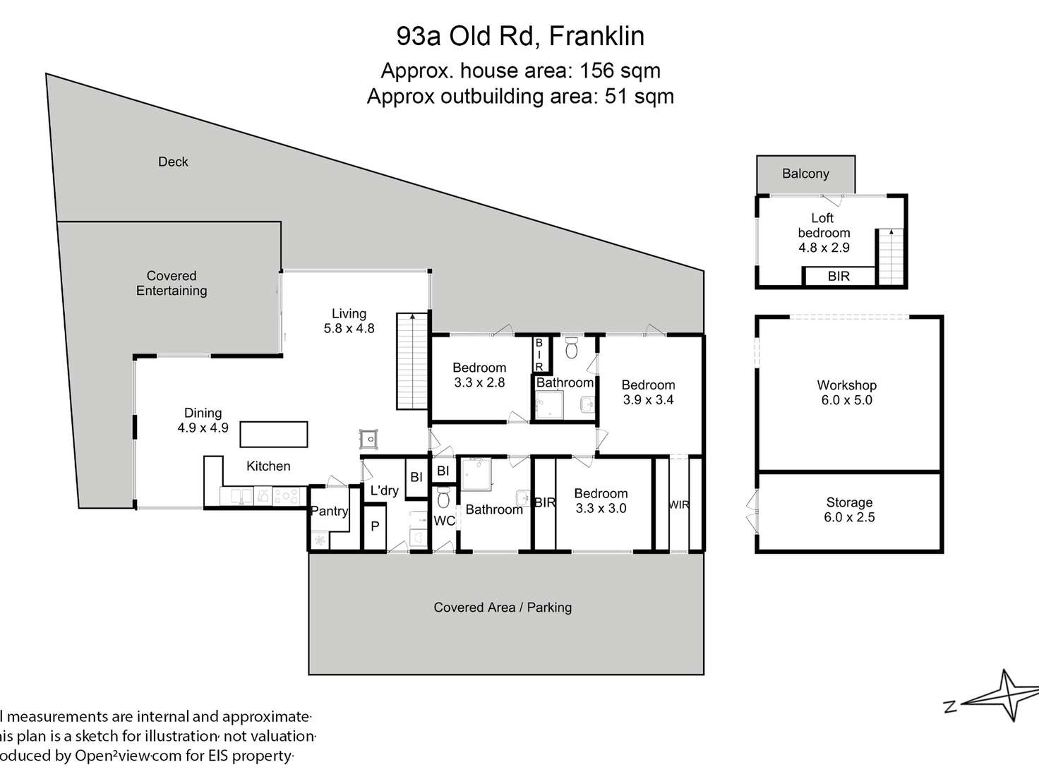 Floorplan of Homely house listing, 93a Old Road, Franklin TAS 7113