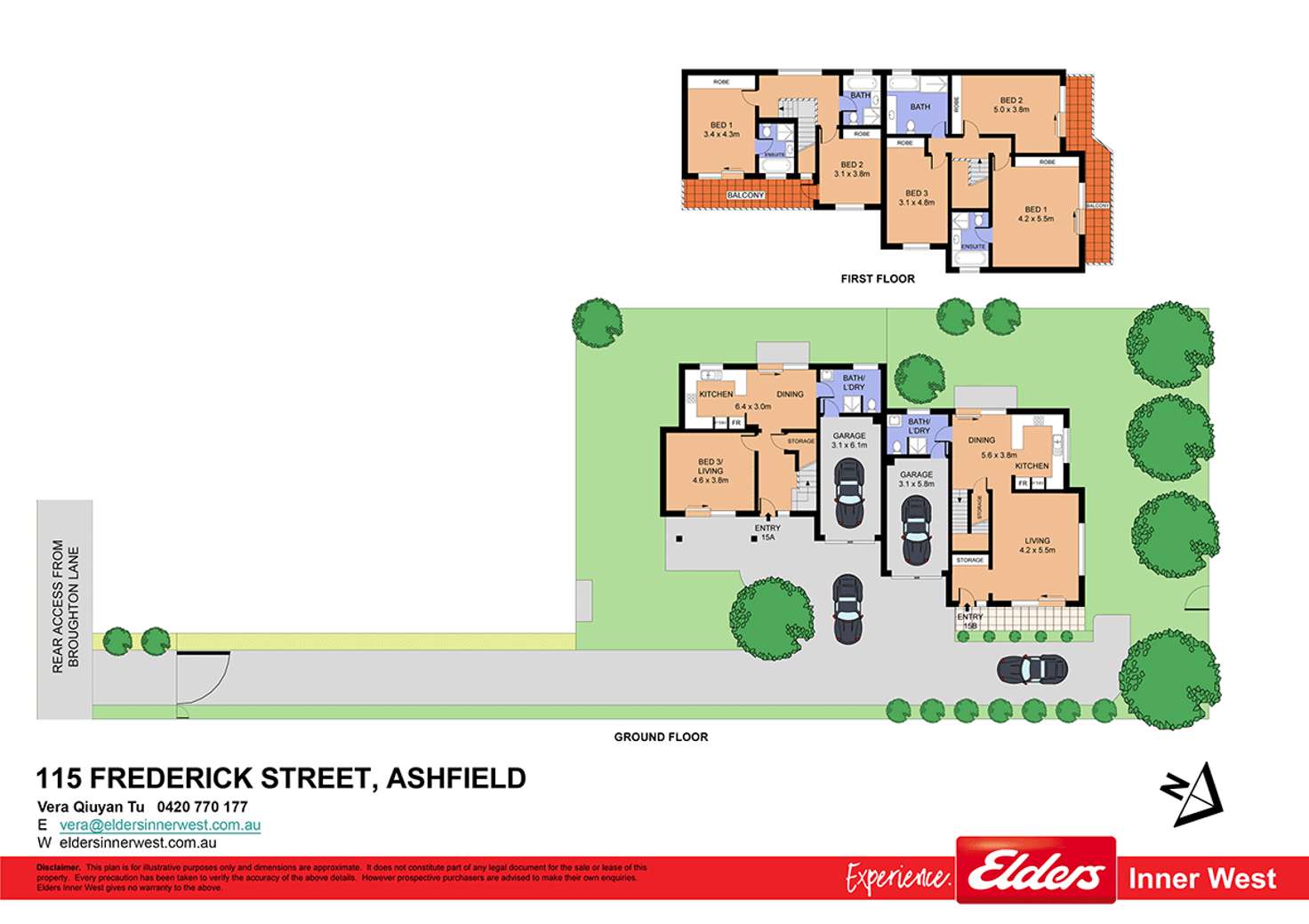 Floorplan of Homely house listing, 115 Frederick Street, Ashfield NSW 2131