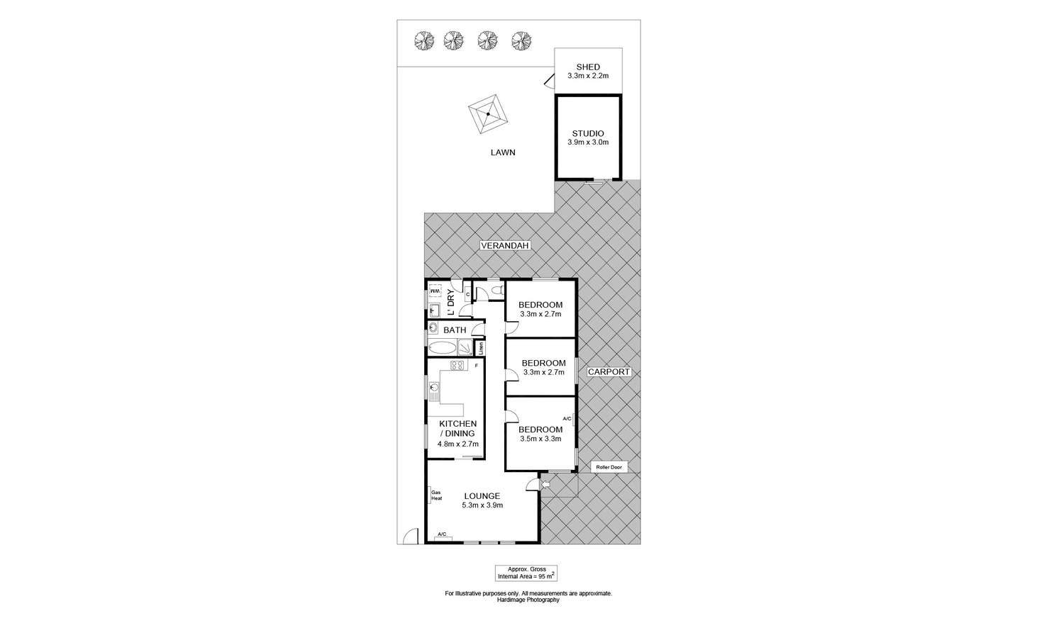 Floorplan of Homely house listing, 1 Prince Albert Street, Albert Park SA 5014