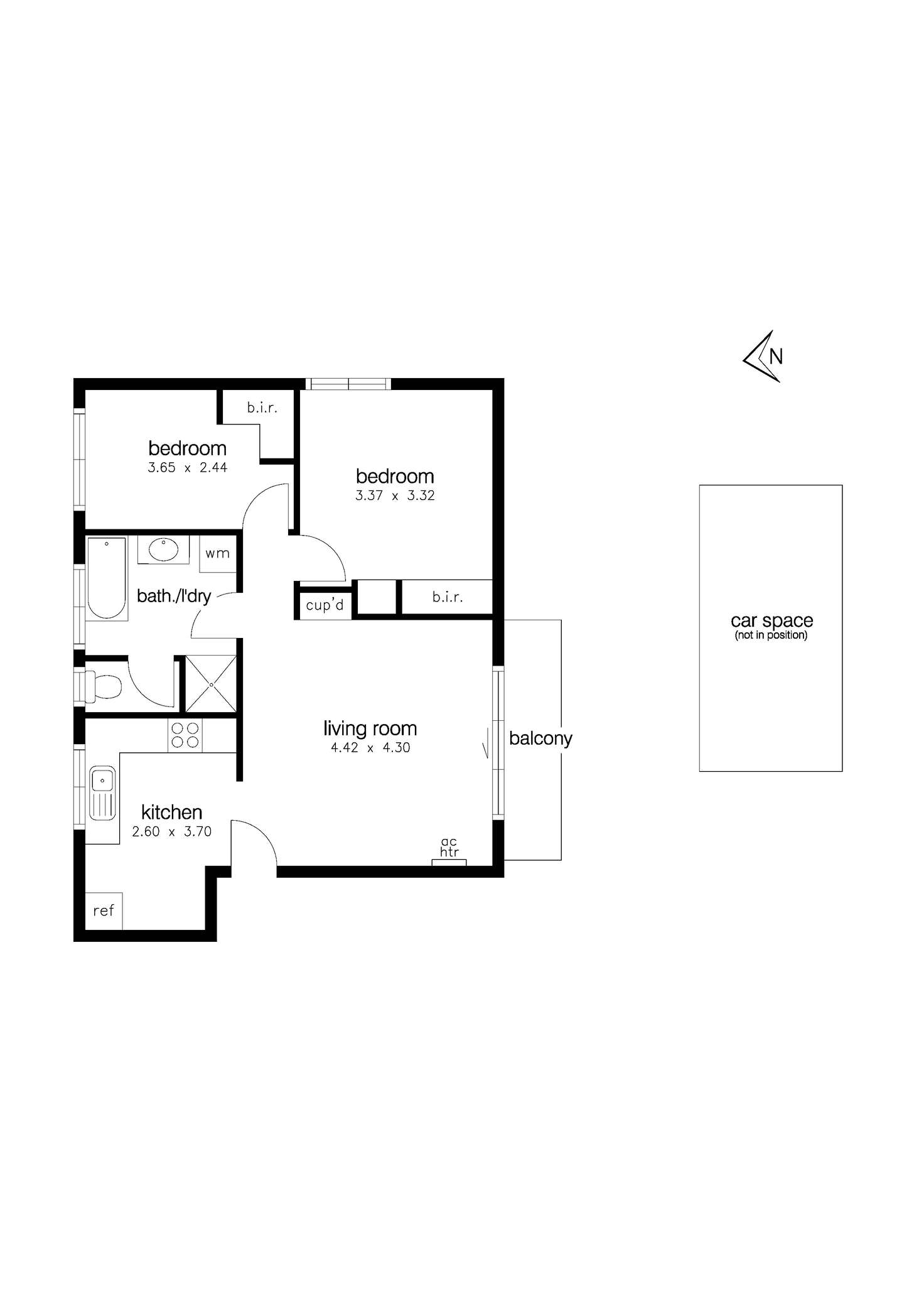 Floorplan of Homely apartment listing, 5/18 Webb Street, Altona VIC 3018