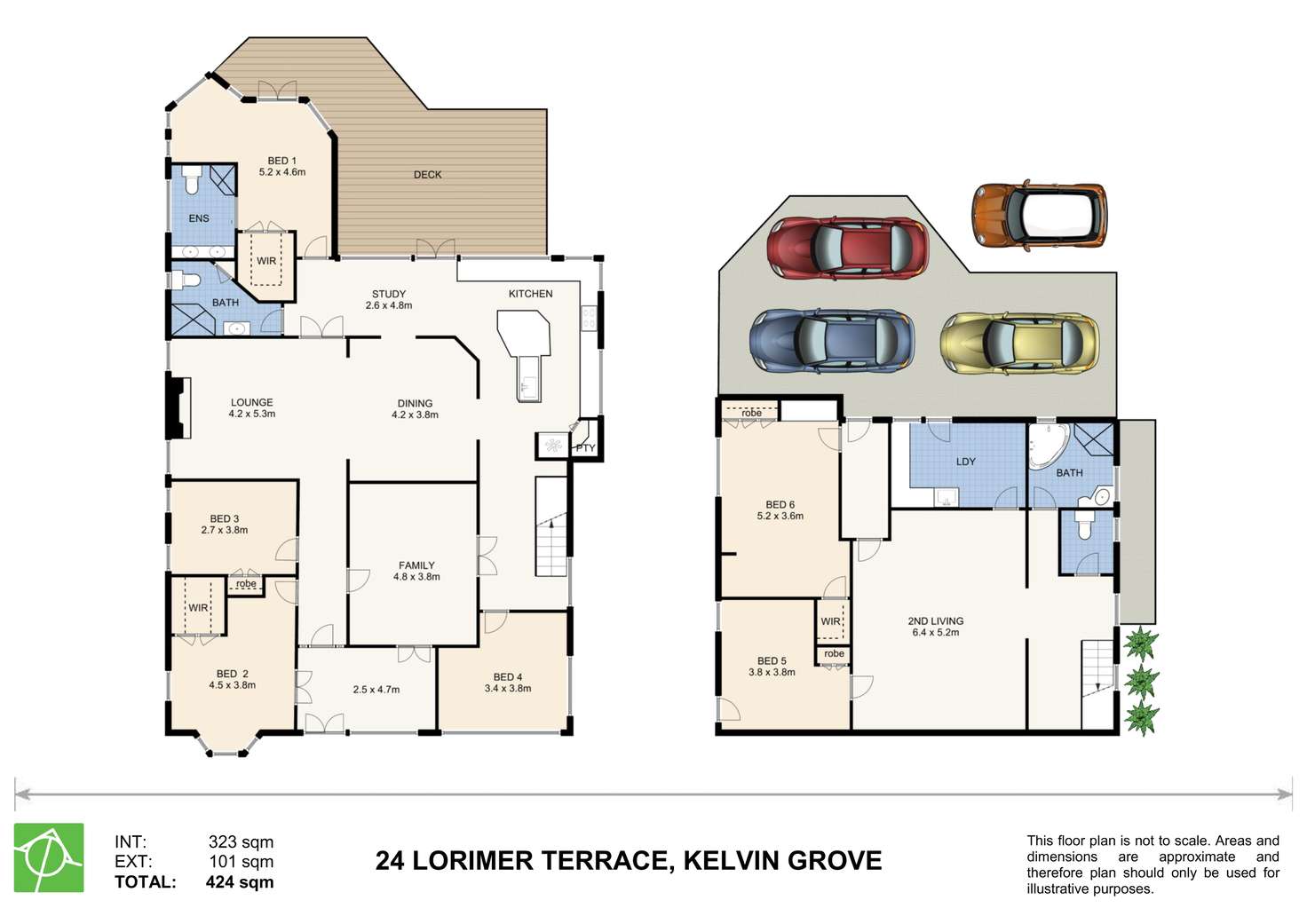 Floorplan of Homely house listing, 24 Lorimer Terrace, Kelvin Grove QLD 4059