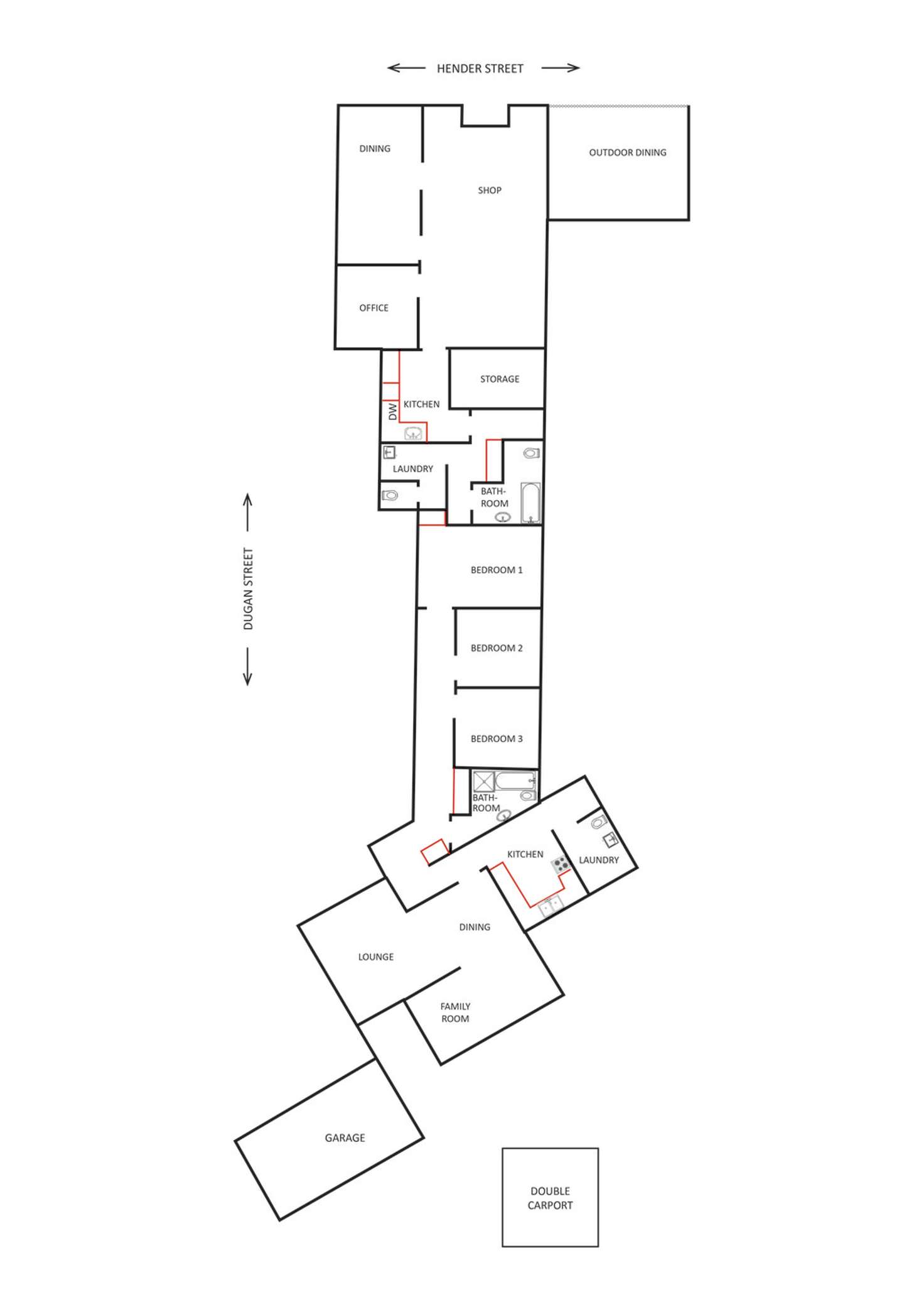 Floorplan of Homely house listing, 30 Hender, Keith SA 5267