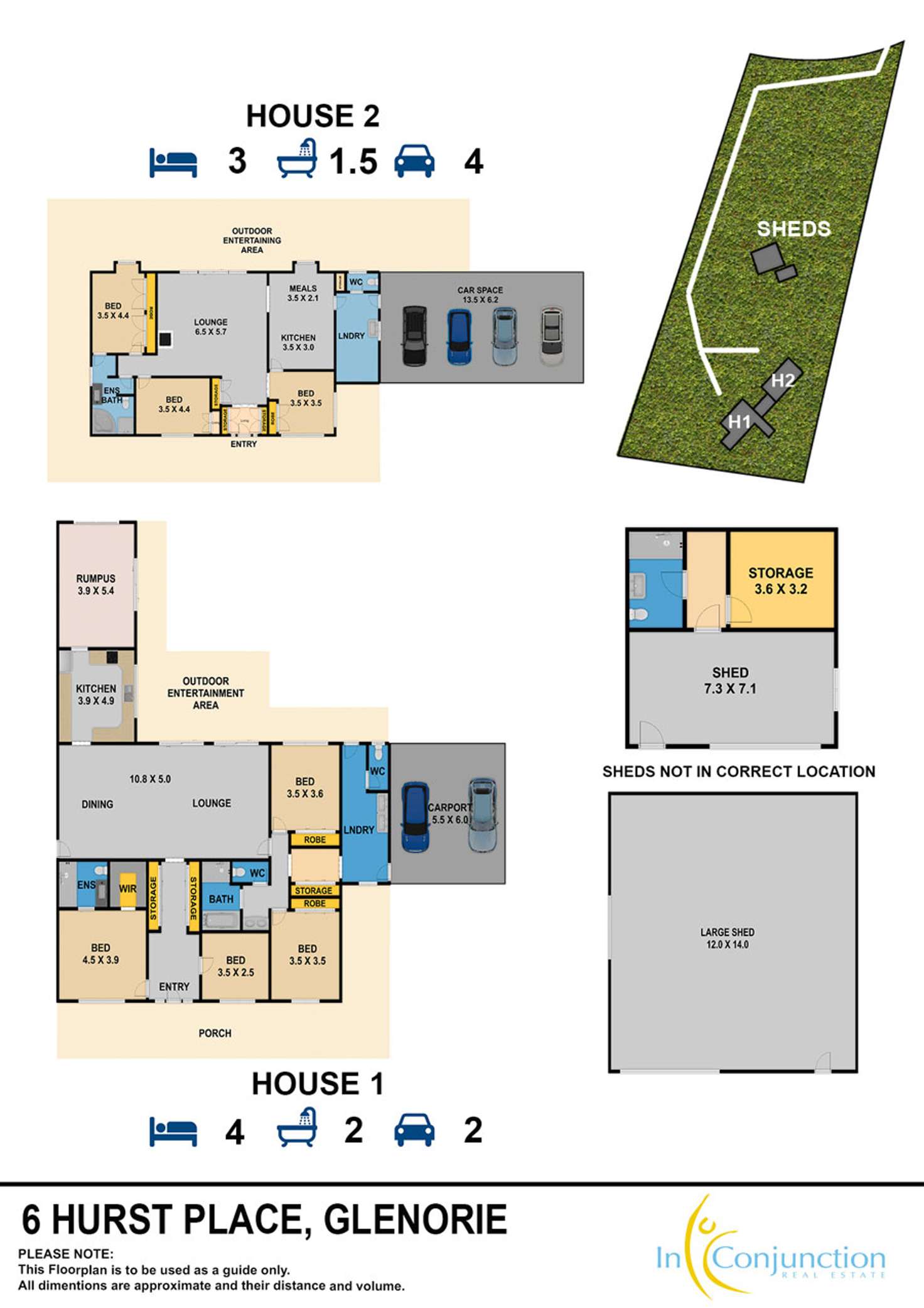 Floorplan of Homely acreageSemiRural listing, 6 Hurst Place, Glenorie NSW 2157