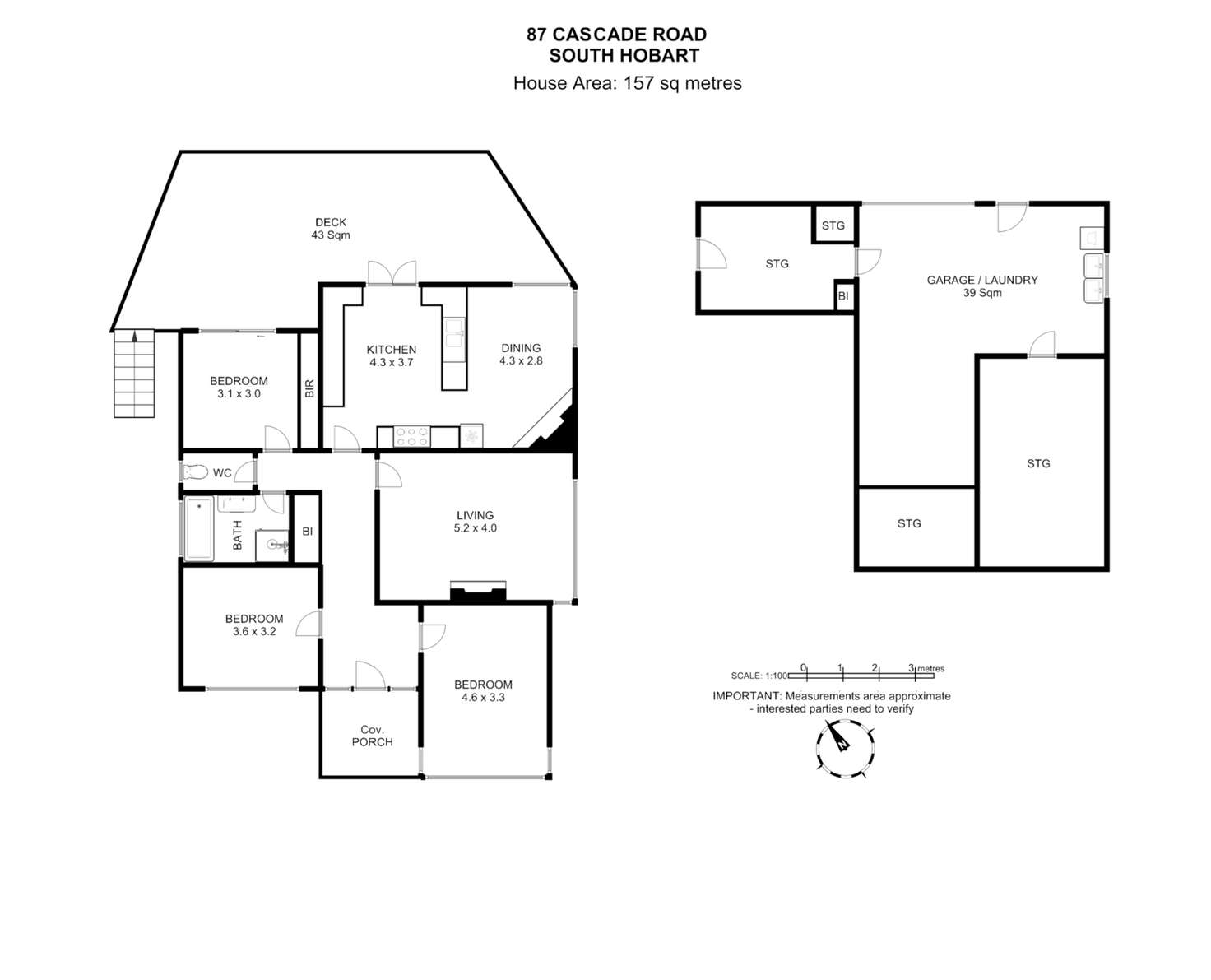 Floorplan of Homely house listing, 87 Cascade Road, South Hobart TAS 7004