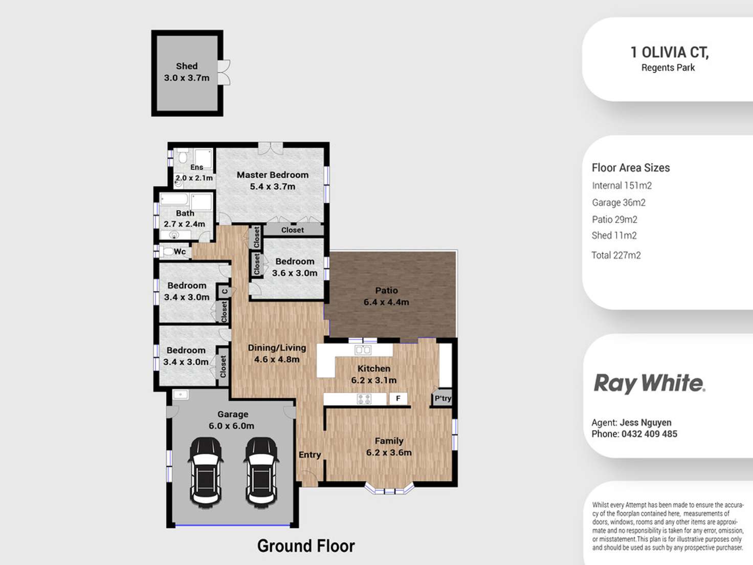 Floorplan of Homely house listing, 1 Olivia Court, Regents Park QLD 4118