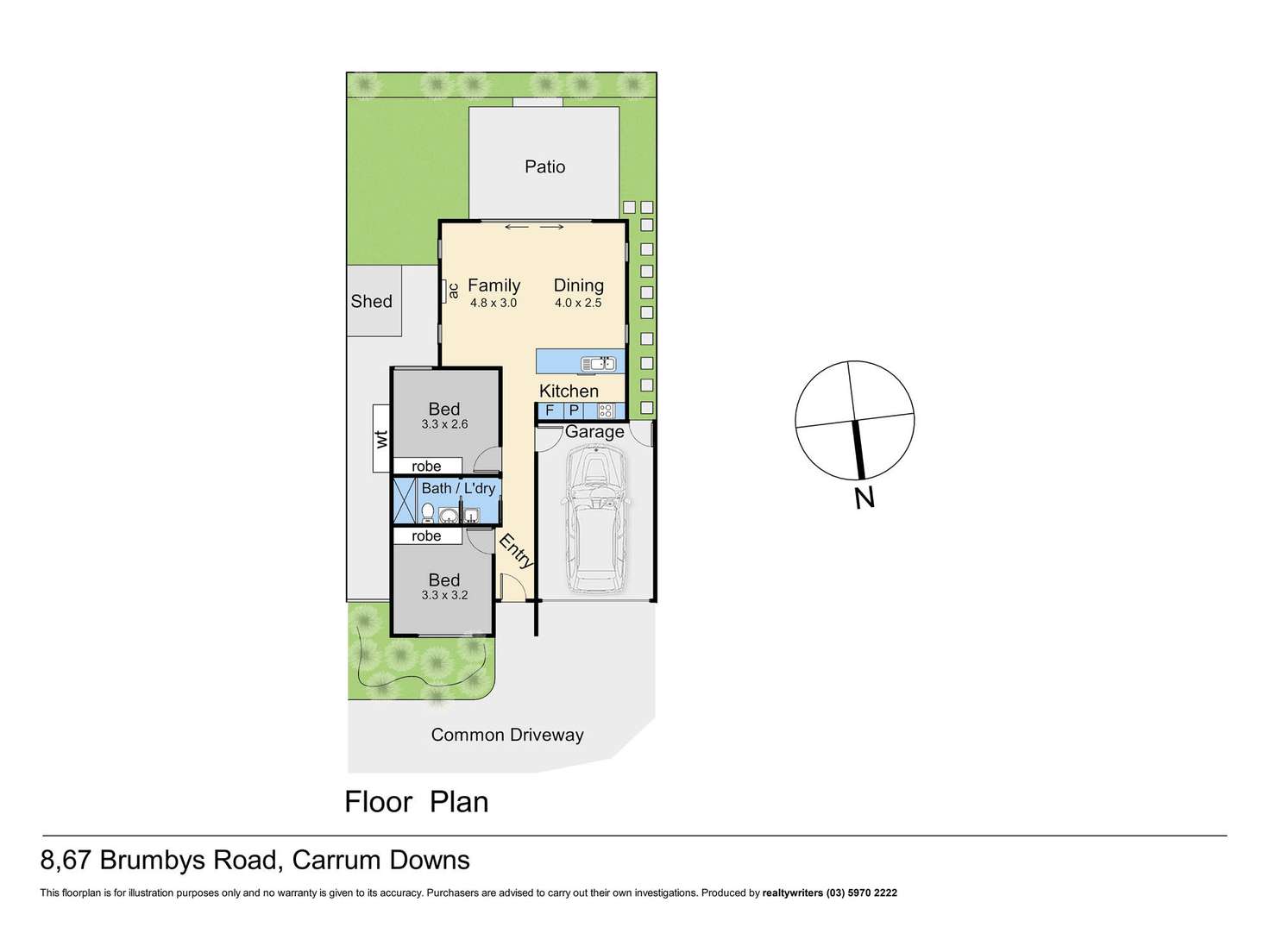 Floorplan of Homely house listing, 8/67 Brumbys Road, Carrum Downs VIC 3201