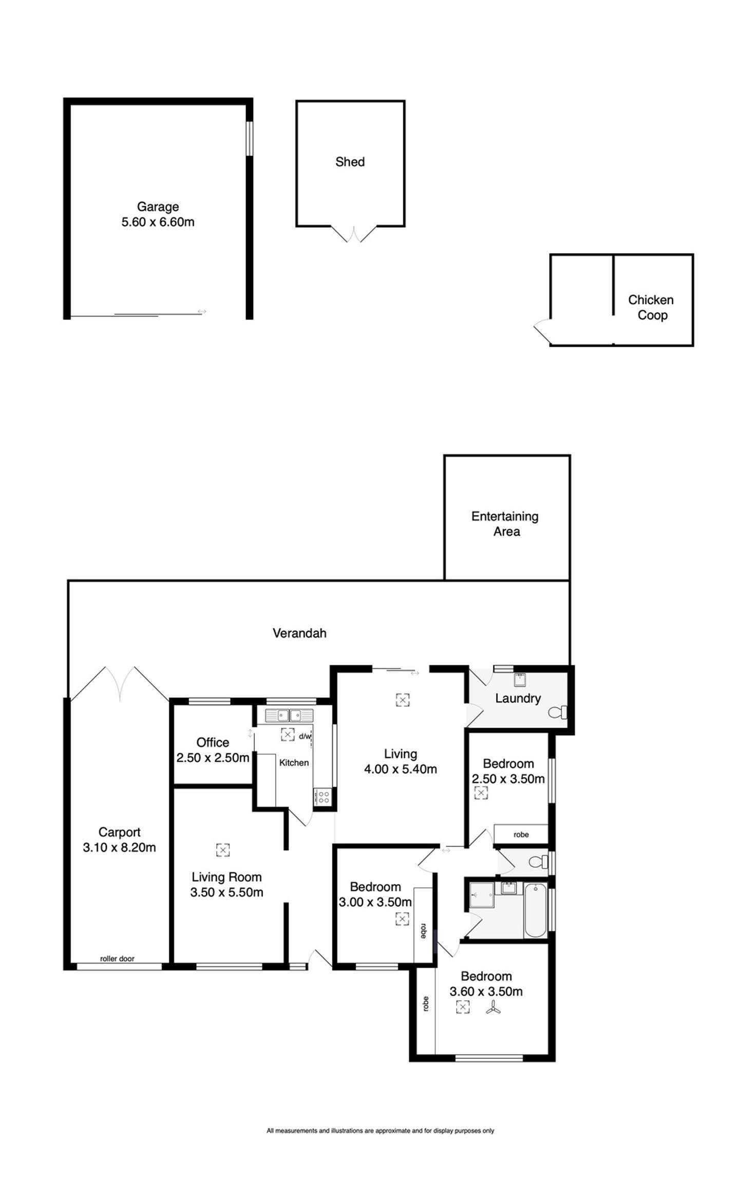 Floorplan of Homely house listing, 10 Newell Street, Hayborough SA 5211