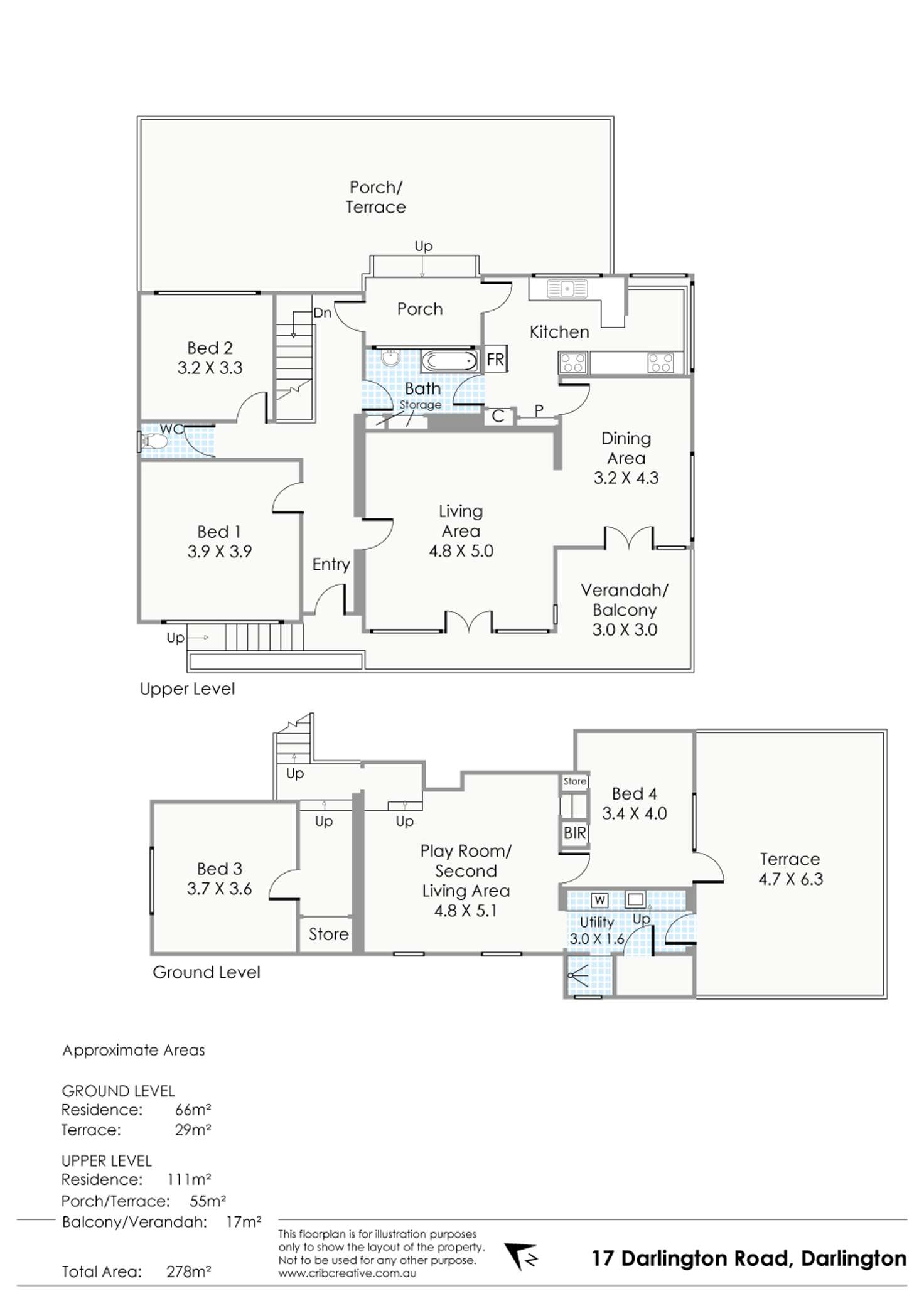 Floorplan of Homely house listing, 17 Darlington Road, Darlington WA 6070