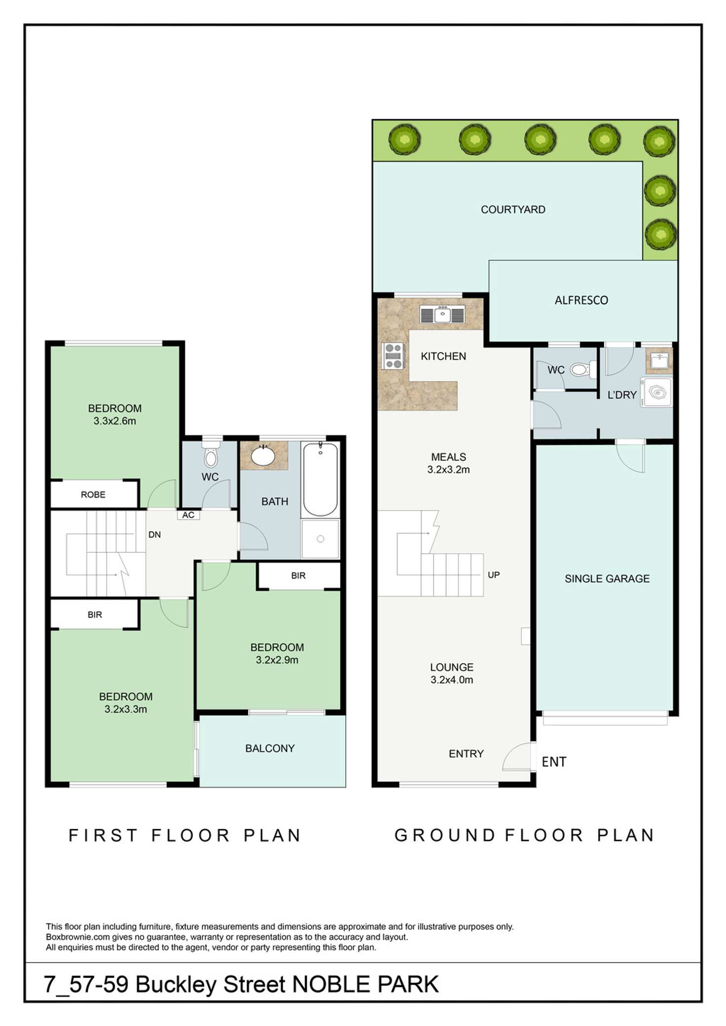 Floorplan of Homely unit listing, 7/57-59 Buckley Street, Noble Park VIC 3174