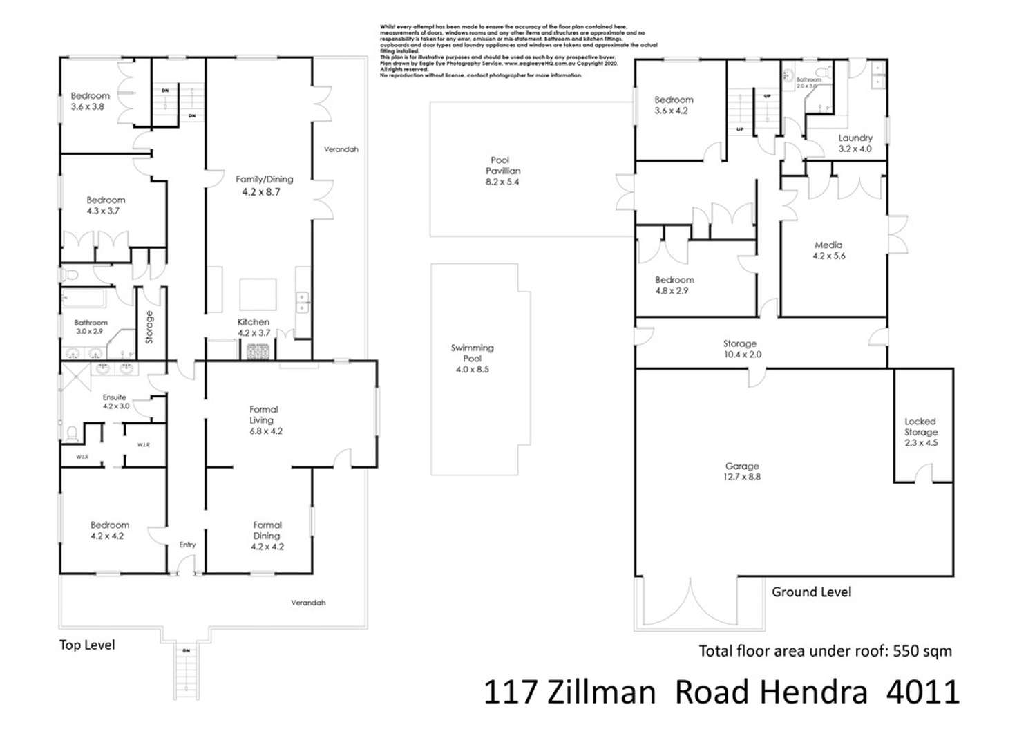 Floorplan of Homely house listing, 117 Zillman Road, Hendra QLD 4011