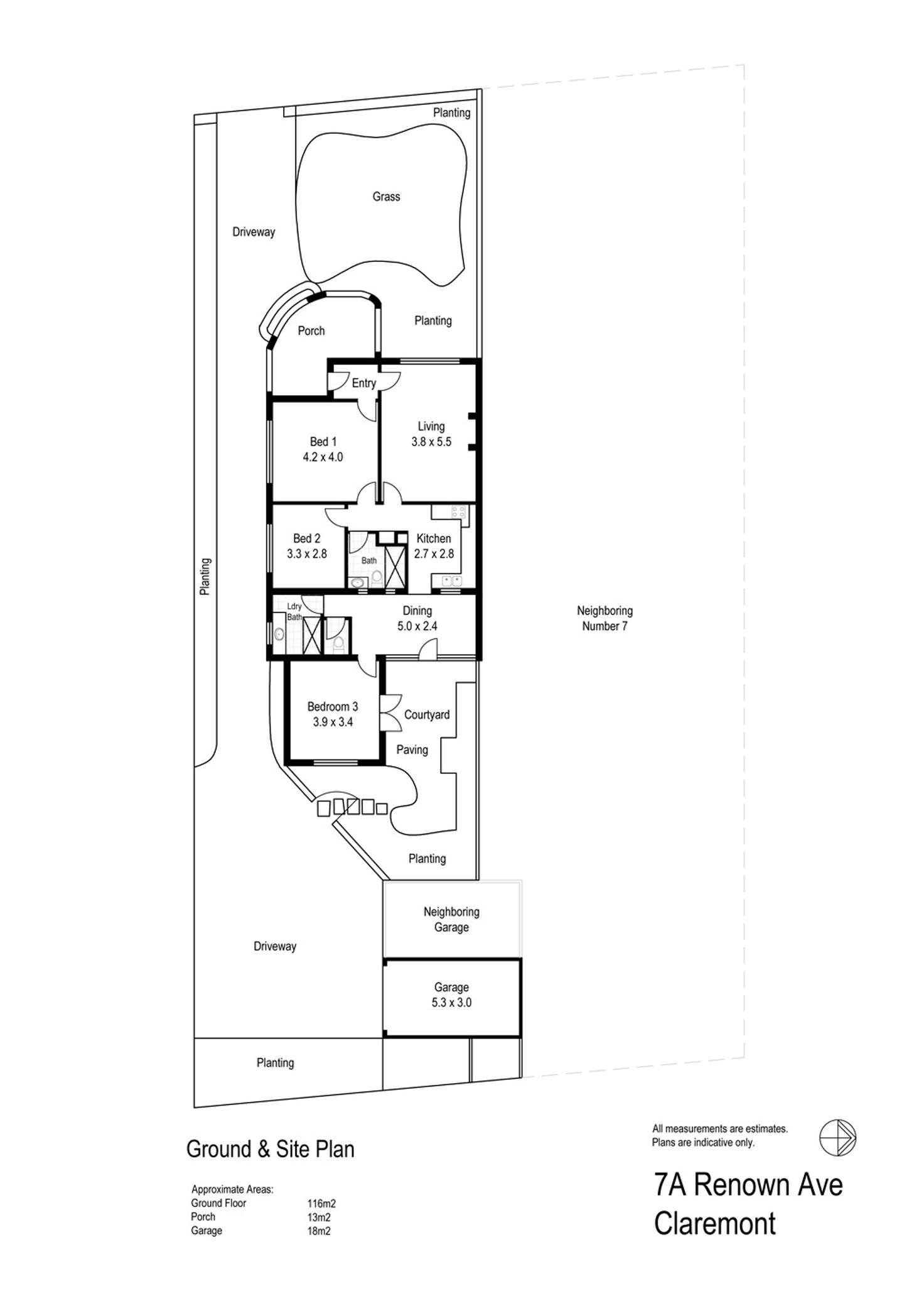 Floorplan of Homely house listing, 7a Renown Avenue, Claremont WA 6010