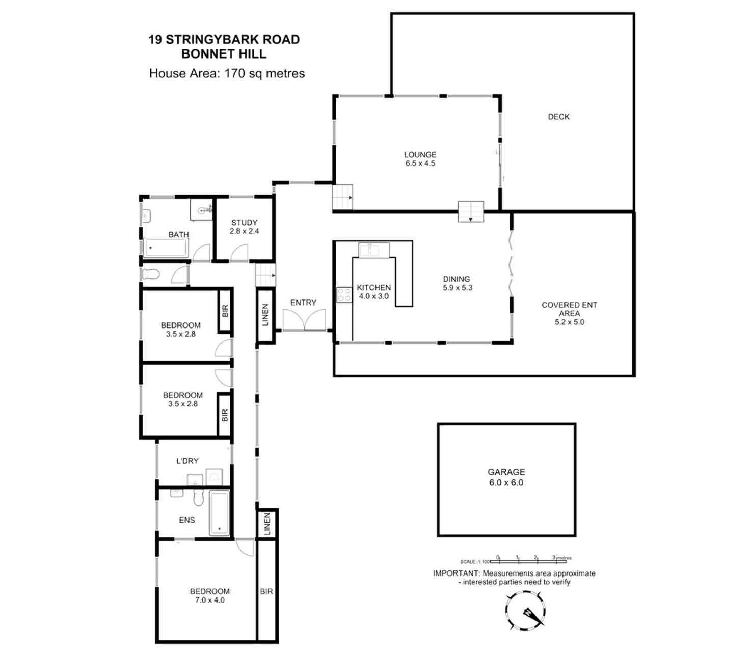 Floorplan of Homely house listing, 19 Stringybark Road, Bonnet Hill TAS 7053