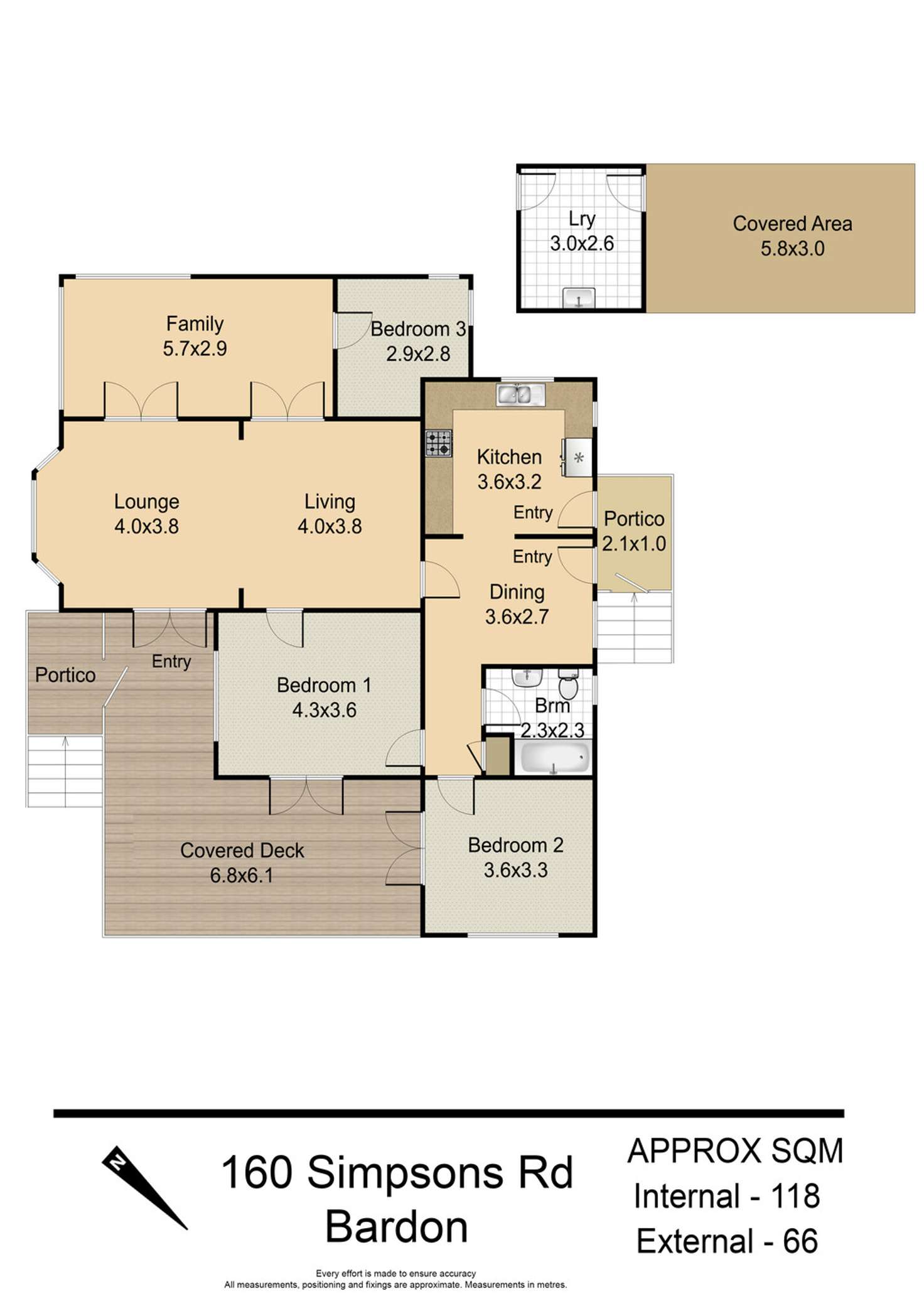 Floorplan of Homely house listing, 160 Simpsons Road, Bardon QLD 4065