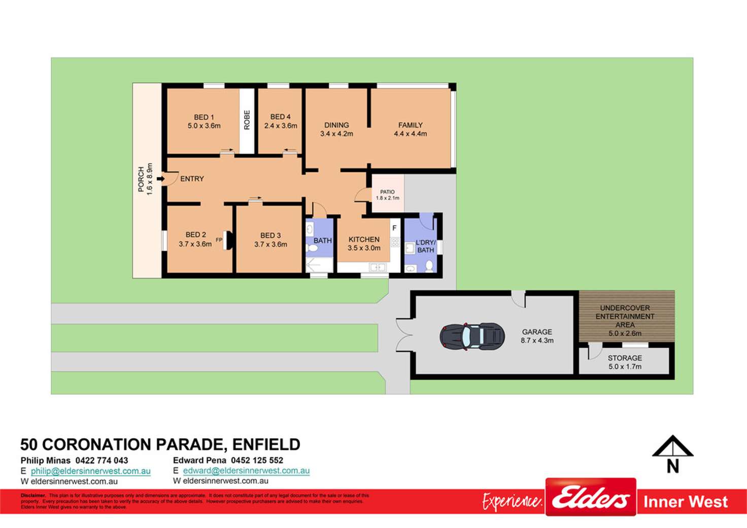 Floorplan of Homely house listing, 50 Coronation Parade, Enfield NSW 2136