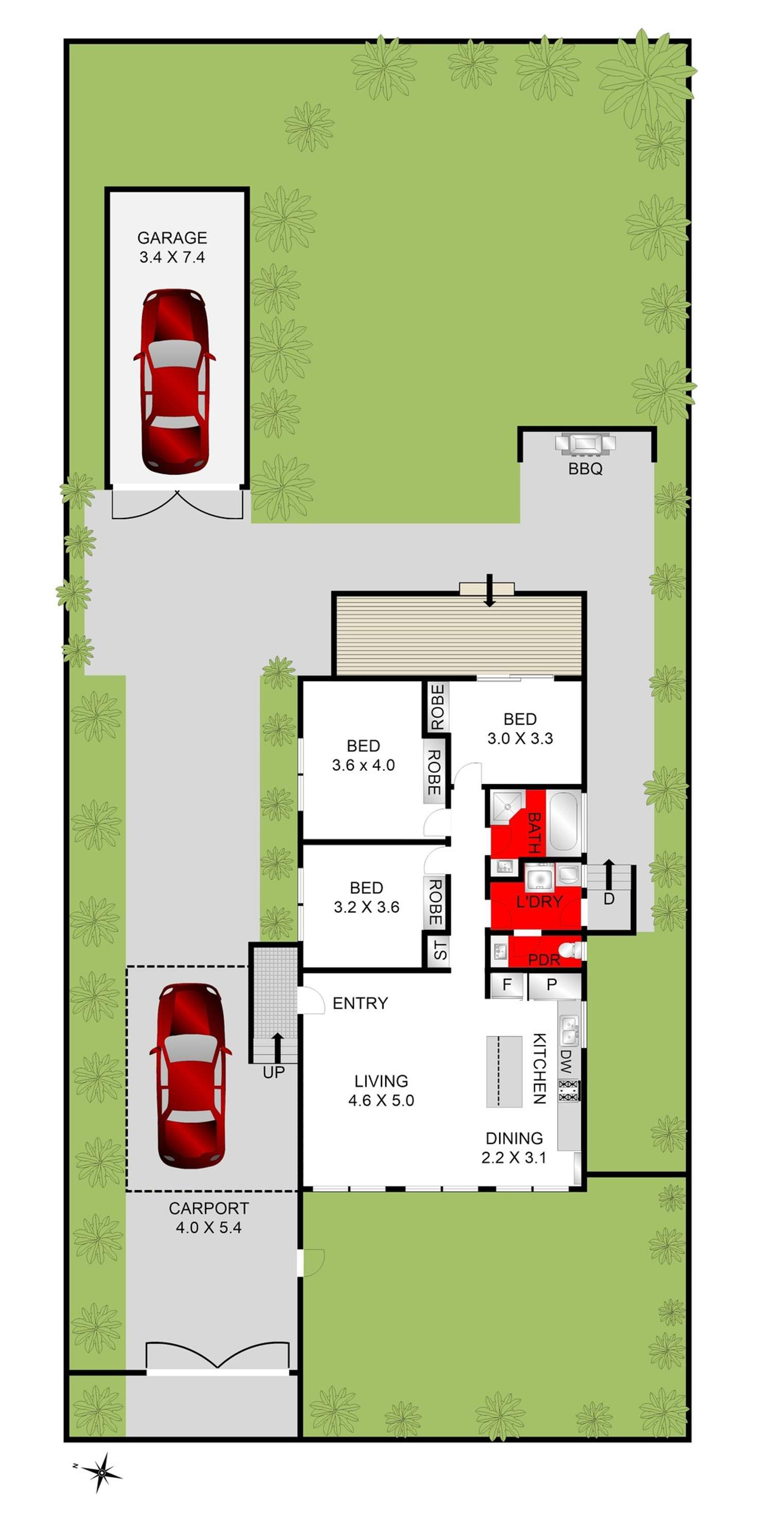 Floorplan of Homely house listing, 145 St Albans Road, Thomson VIC 3219