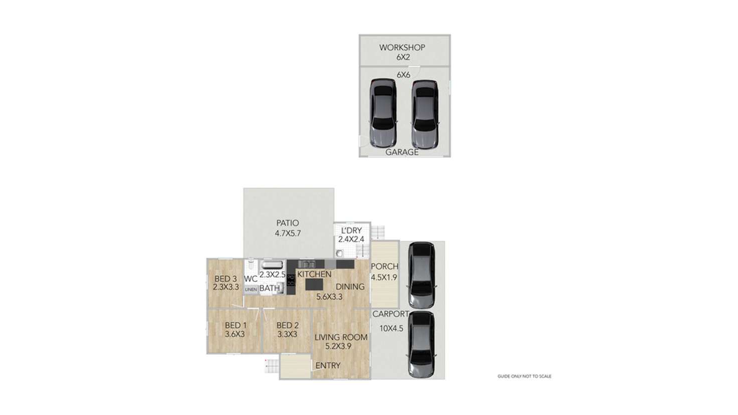 Floorplan of Homely house listing, 134 Robertson Road, Silkstone QLD 4304