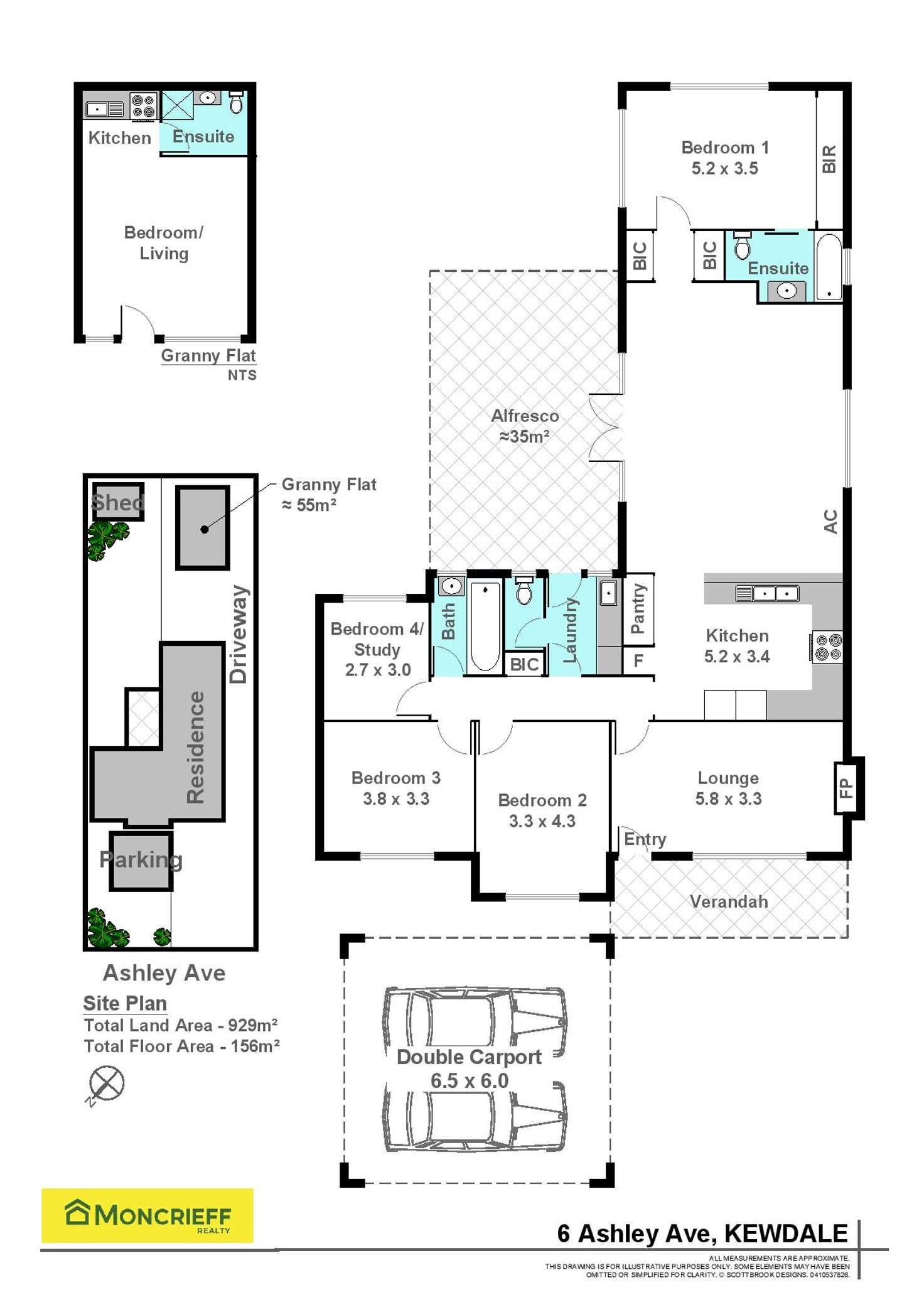 Floorplan of Homely house listing, 6 Ashley Ave, Kewdale WA 6105