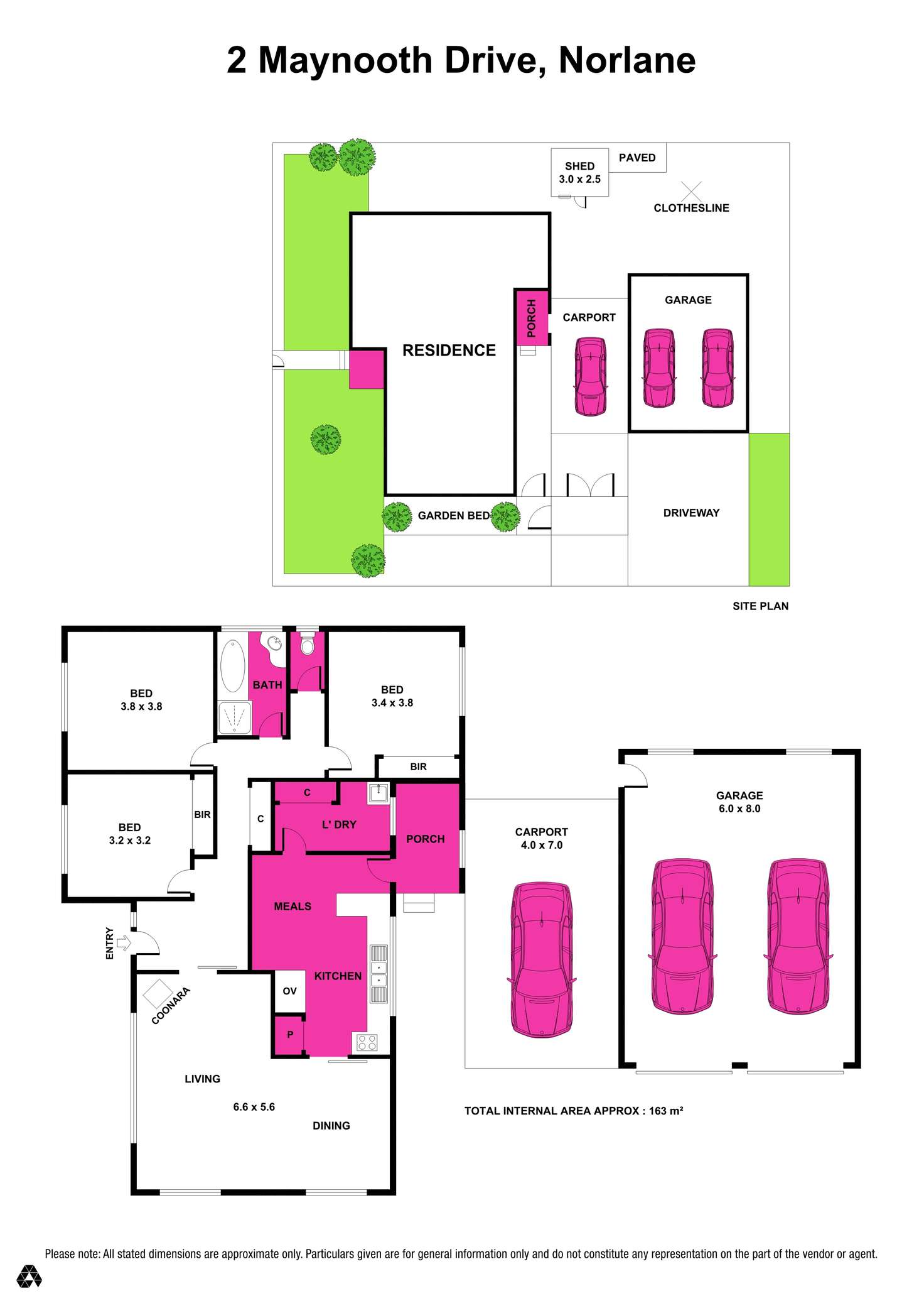 Floorplan of Homely house listing, 2 Maynooth Drive, Norlane VIC 3214