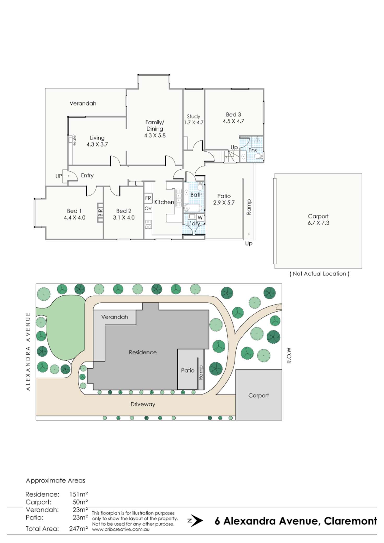 Floorplan of Homely house listing, 6 Alexandra Avenue, Claremont WA 6010
