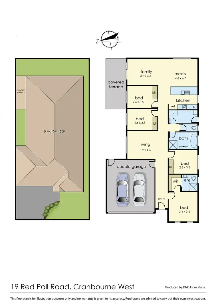 Floorplan of Homely house listing, 19 Red Poll Road, Cranbourne West VIC 3977