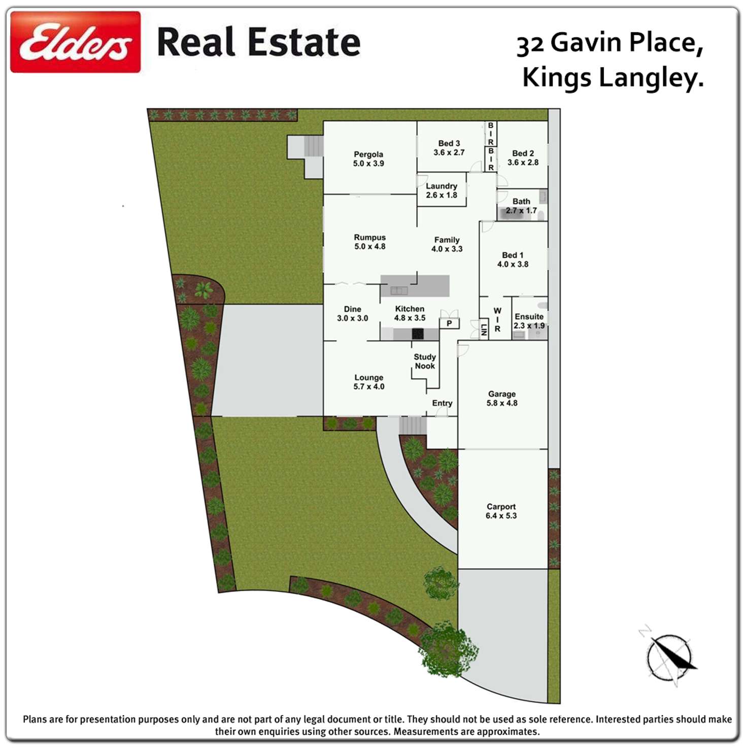 Floorplan of Homely house listing, 32 Gavin Place, Kings Langley NSW 2147