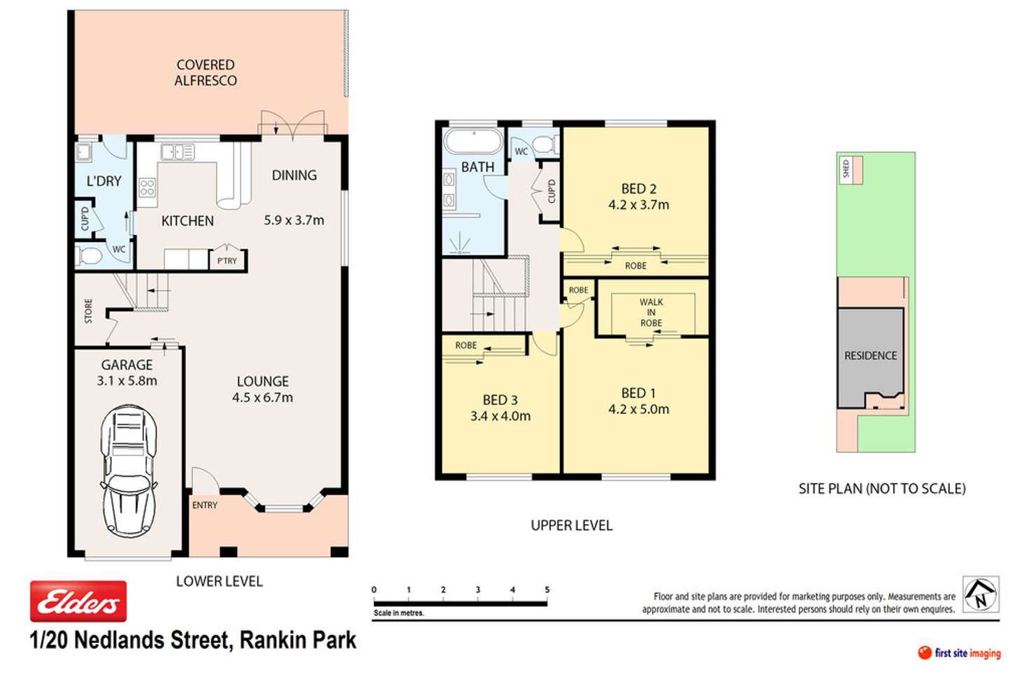 Floorplan of Homely townhouse listing, 1/20 Nedlands Street, Rankin Park NSW 2287