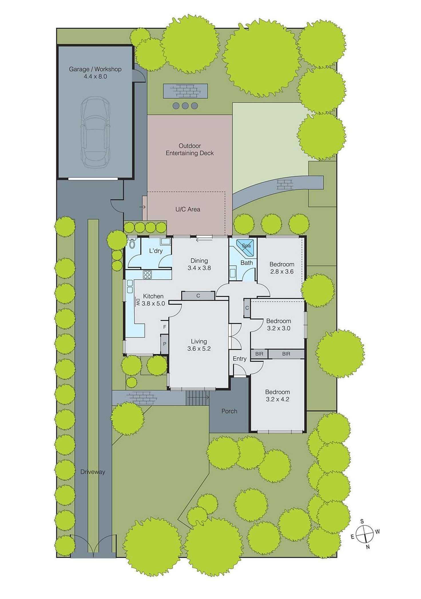 Floorplan of Homely house listing, 61 Peter Street, Grovedale VIC 3216