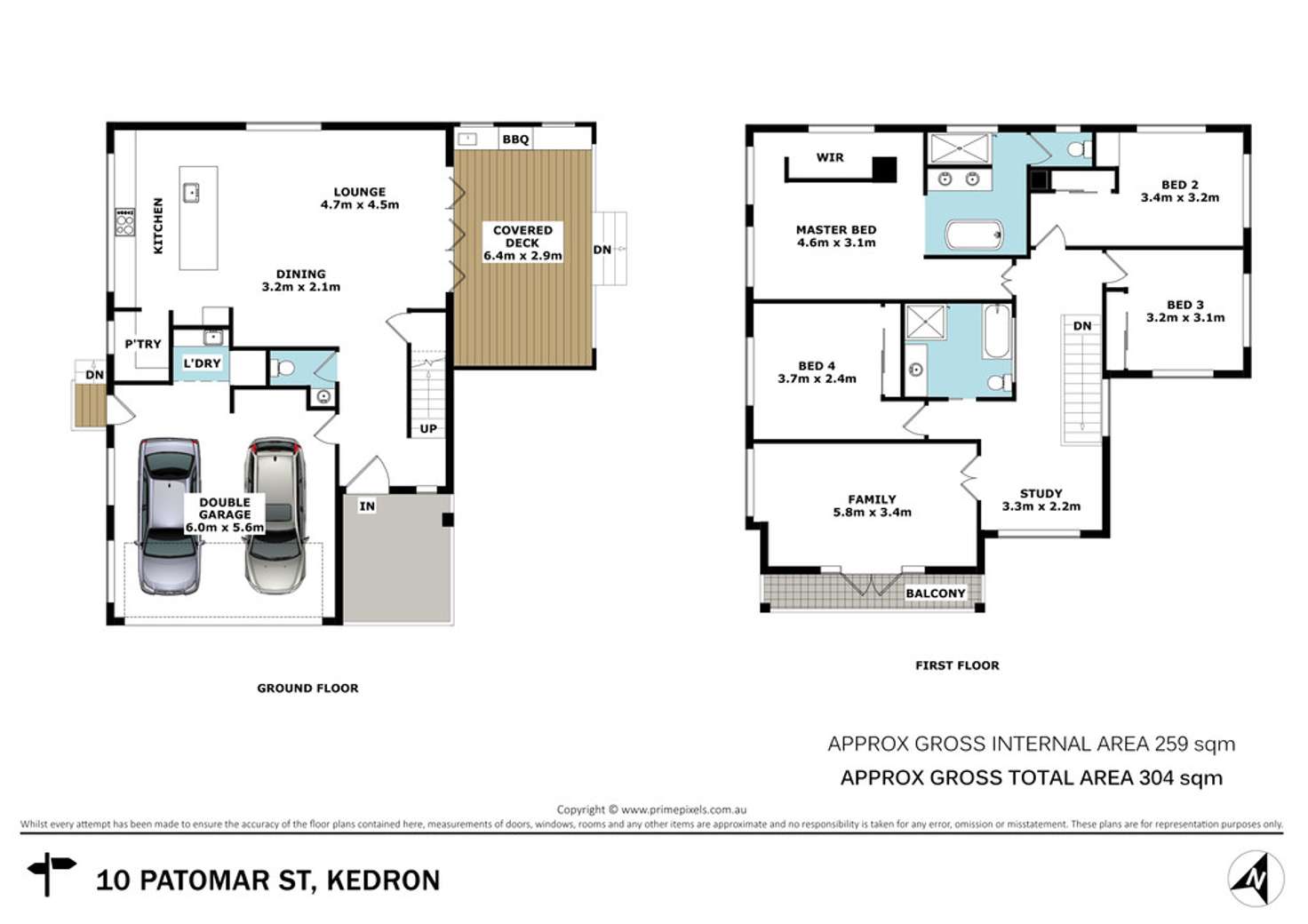 Floorplan of Homely house listing, 10 Patomar Street, Kedron QLD 4031