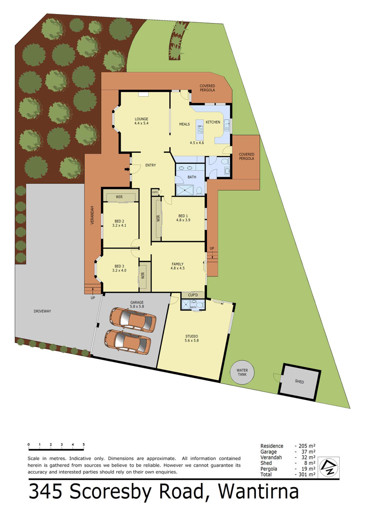 Floorplan of Homely house listing, 345 Scoresby Road, Ferntree Gully VIC 3156