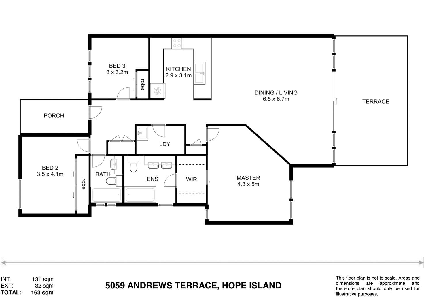 Floorplan of Homely apartment listing, 5059 St Andrews Terrace, Hope Island QLD 4212