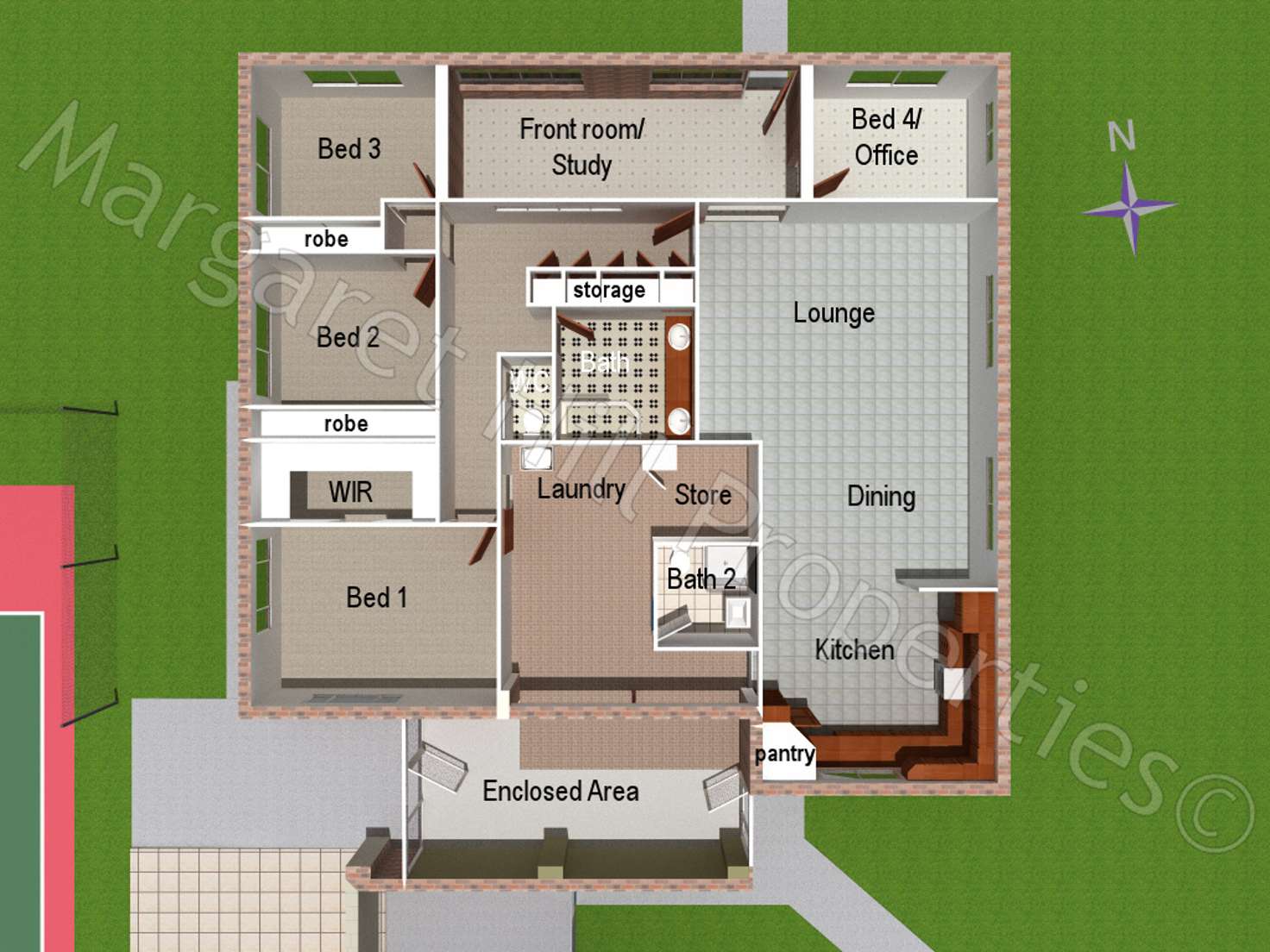 Floorplan of Homely house listing, 21 Coorong Avenue, Mundingburra QLD 4812