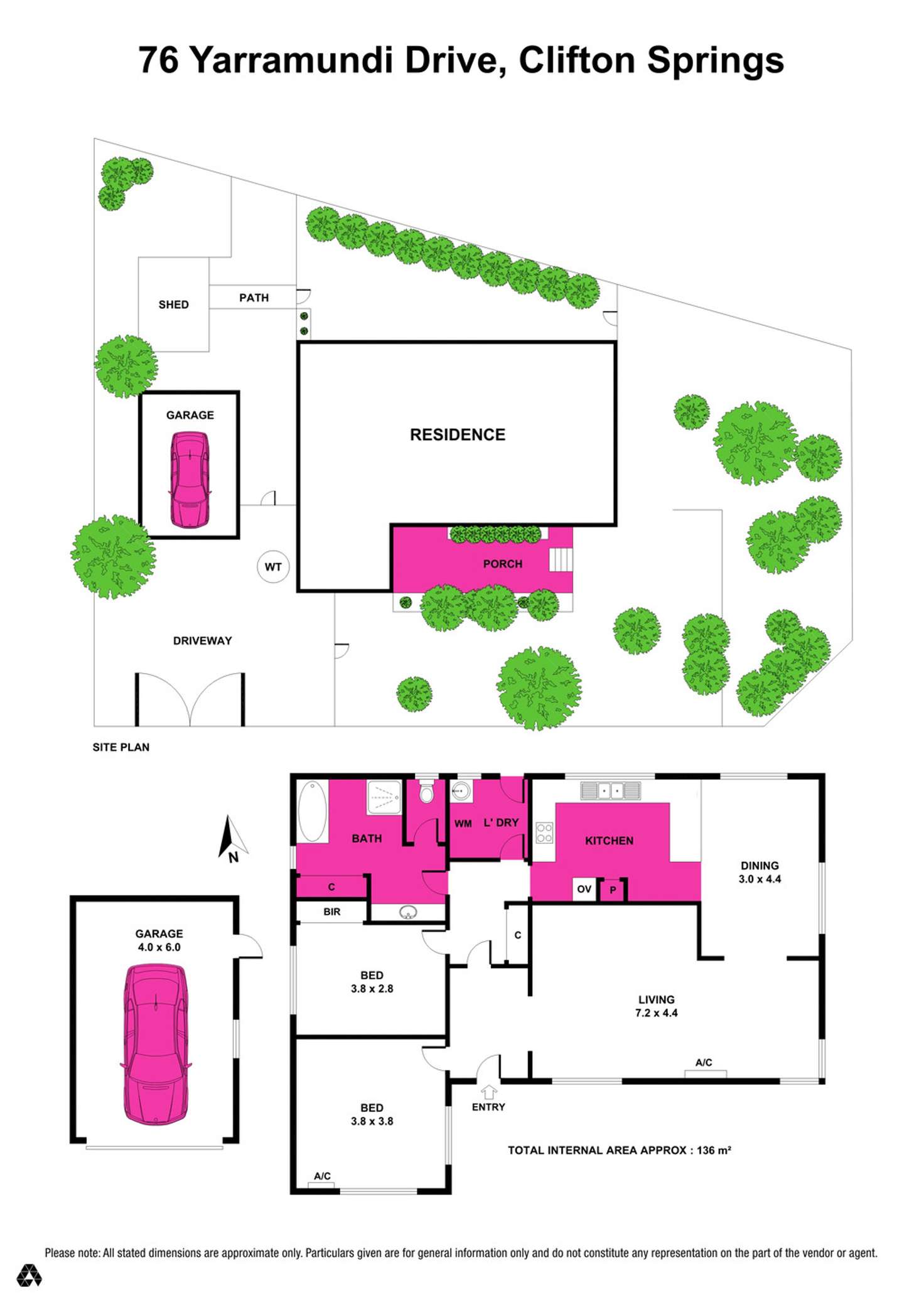 Floorplan of Homely house listing, 76 Yarramundi Drive, Clifton Springs VIC 3222