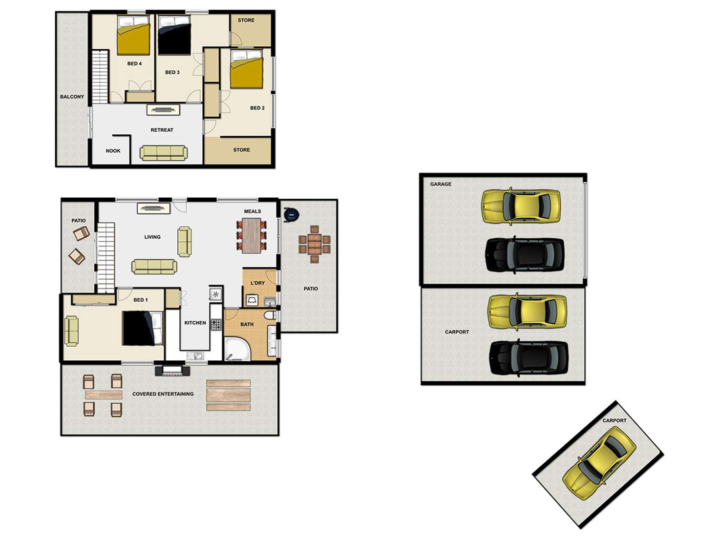 Floorplan of Homely house listing, 559 Browns Plains Road, Crestmead QLD 4132