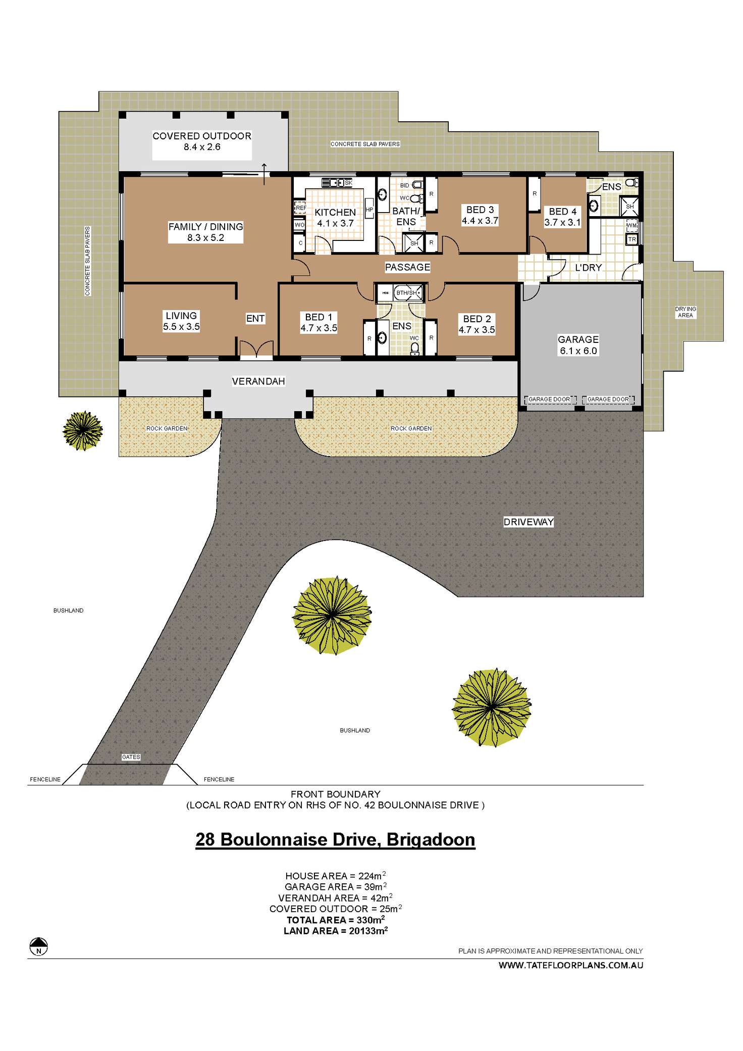 Floorplan of Homely house listing, 28 Boulonnais Drive, Brigadoon WA 6069